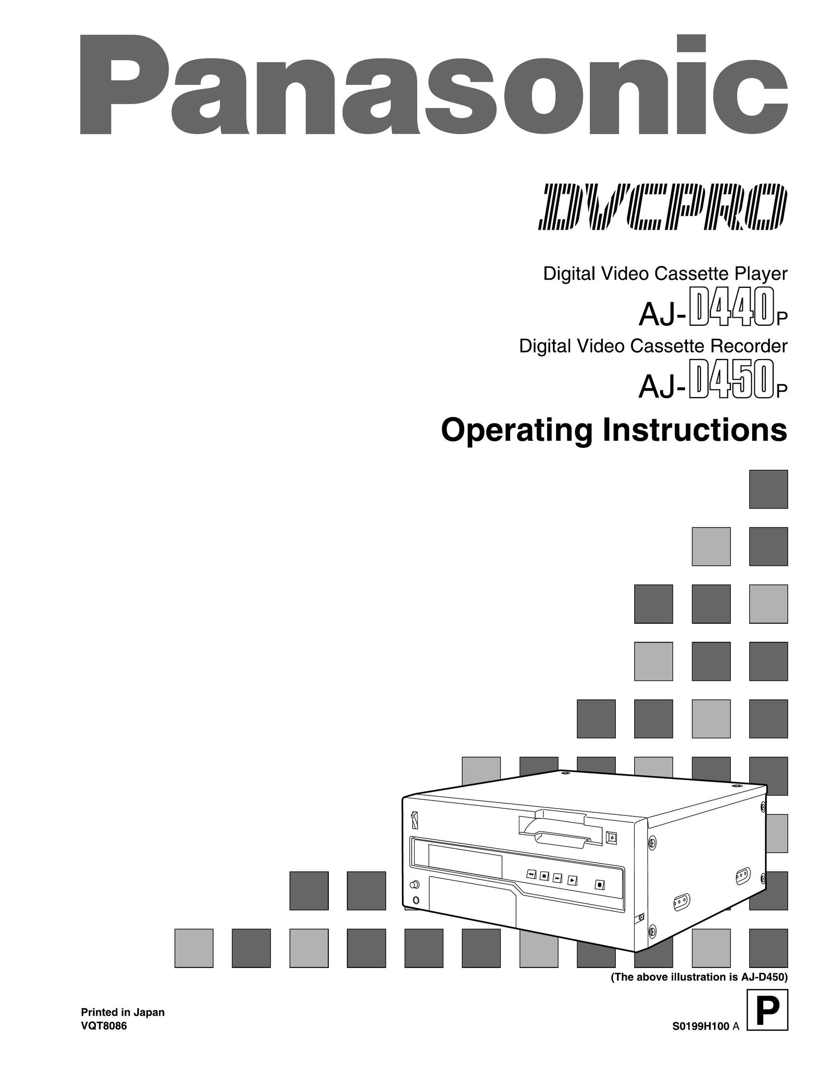 Panasonic AJ-D450 VCR User Manual
