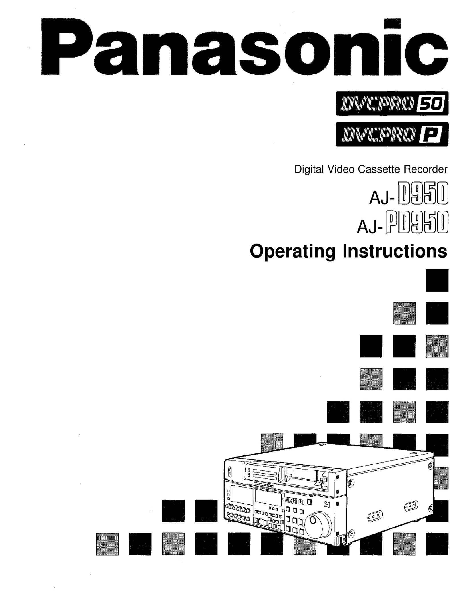 Panasonic AJ-D950 VCR User Manual