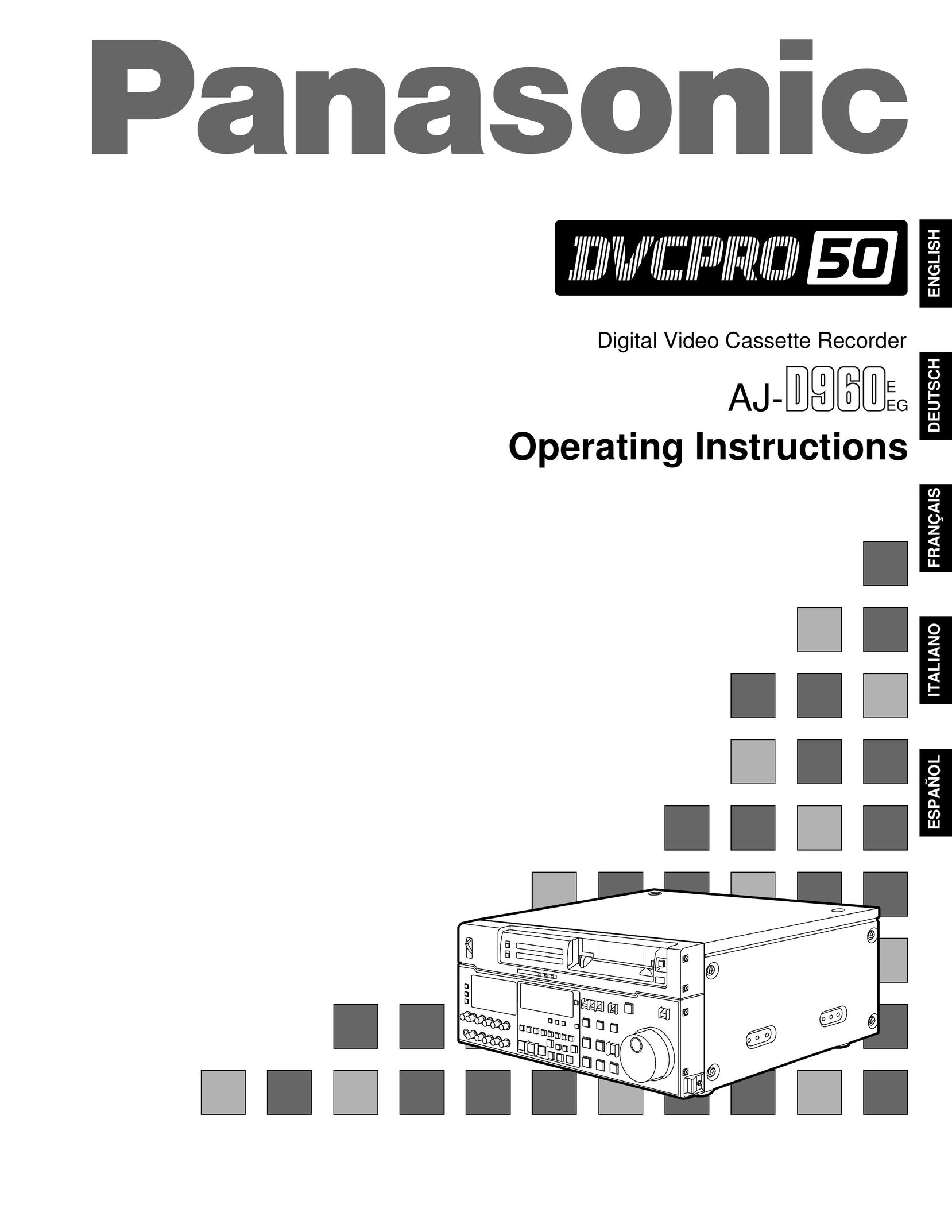 Panasonic AJ-D960EG VCR User Manual