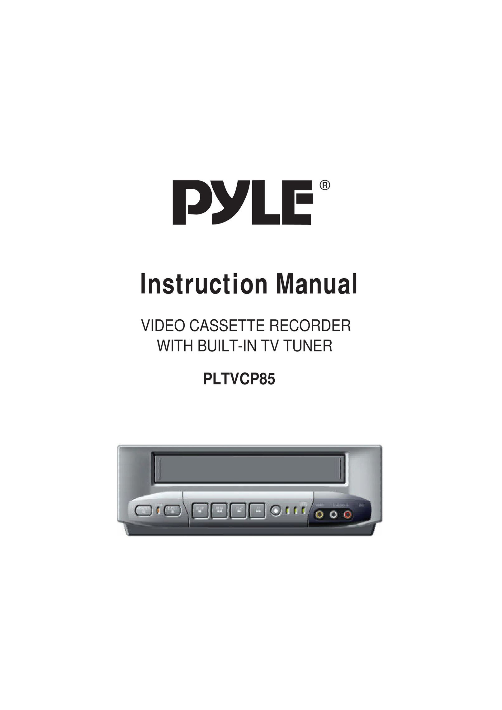 PYLE Audio PLTVCP85 VCR User Manual
