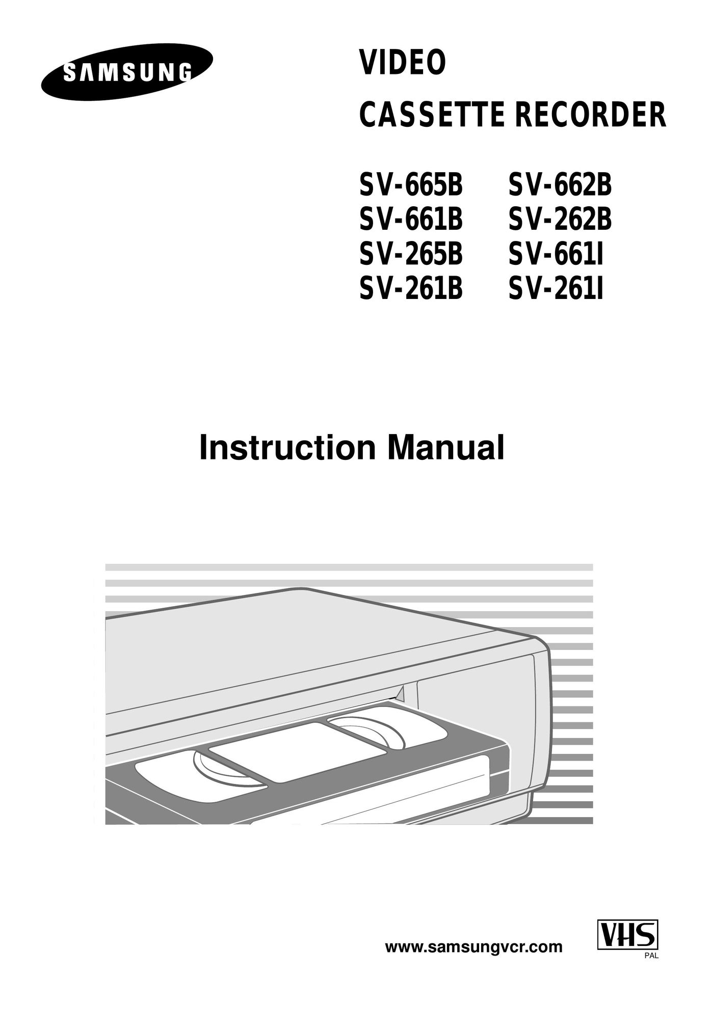 Samsung SV-262B VCR User Manual