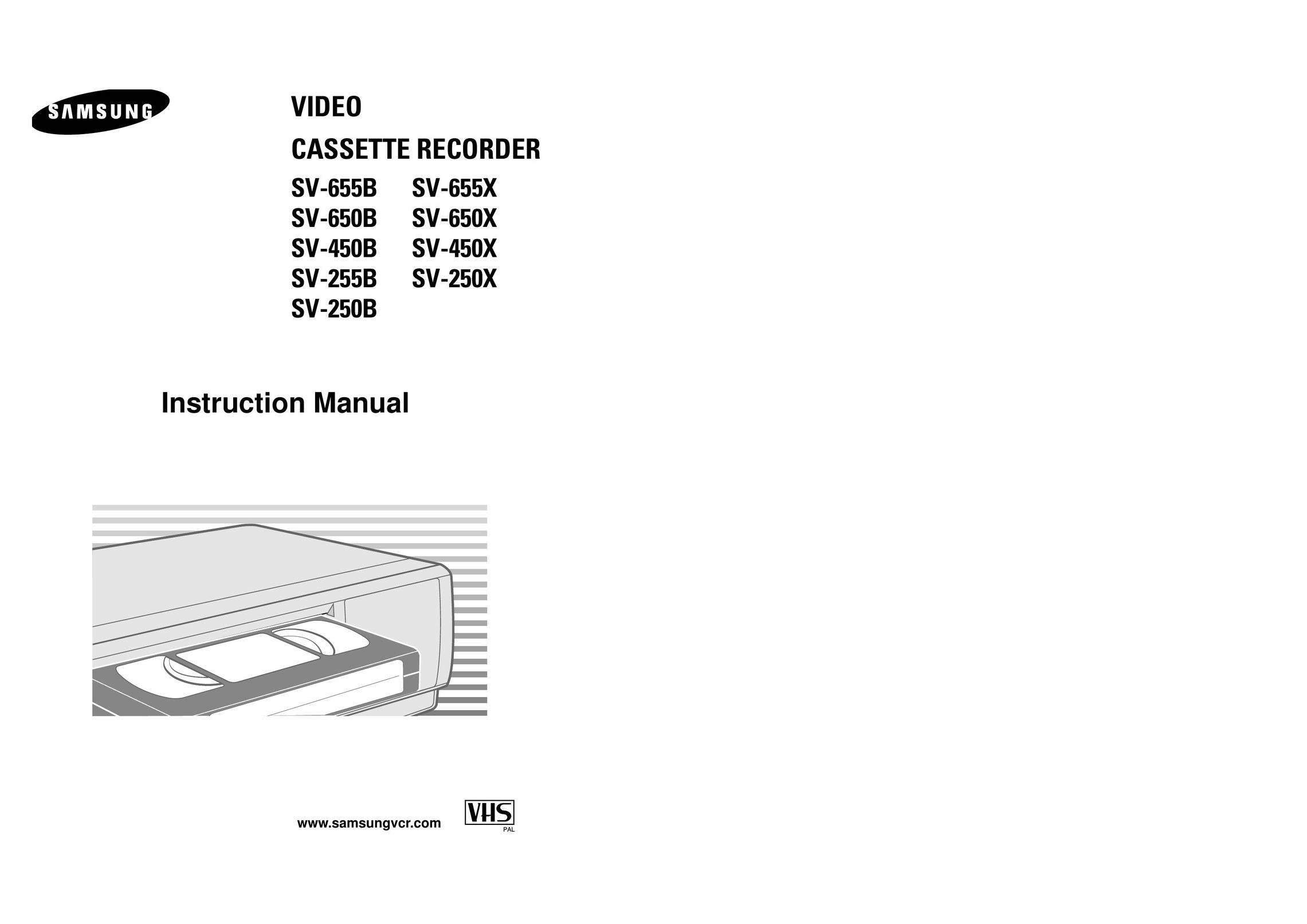 Samsung SV-450X VCR User Manual