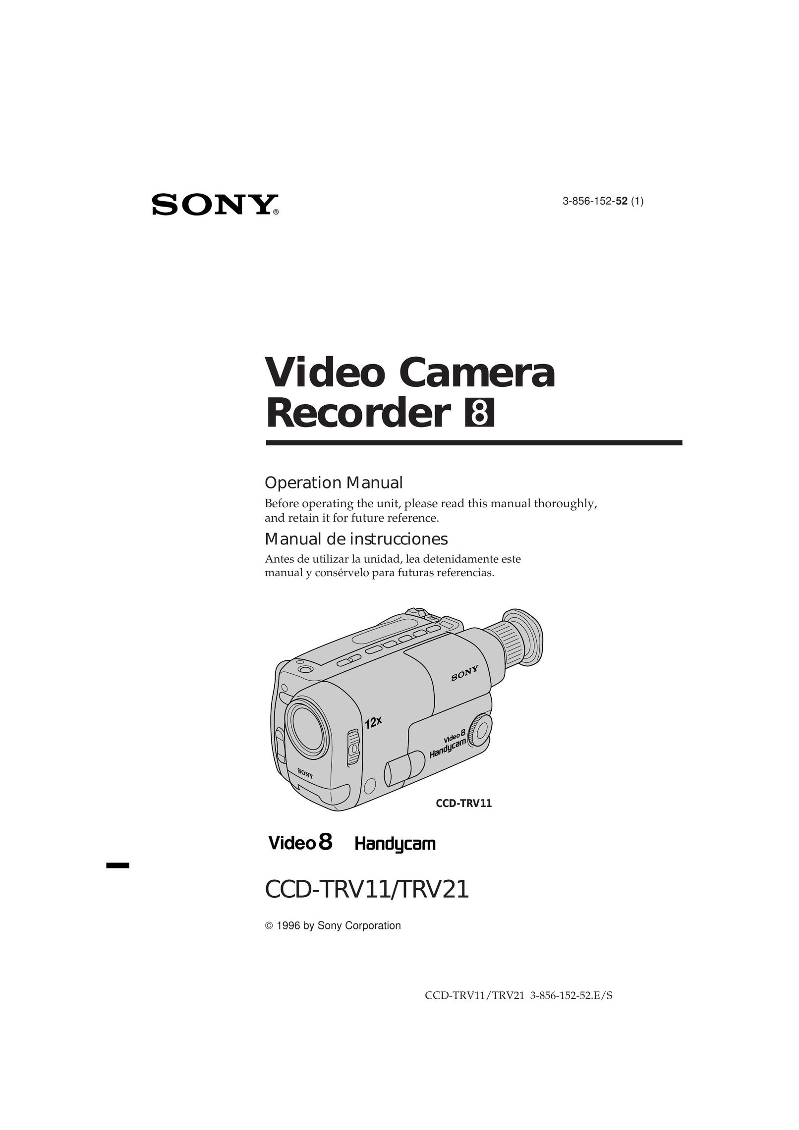 Sony CCD-TRV21 VCR User Manual