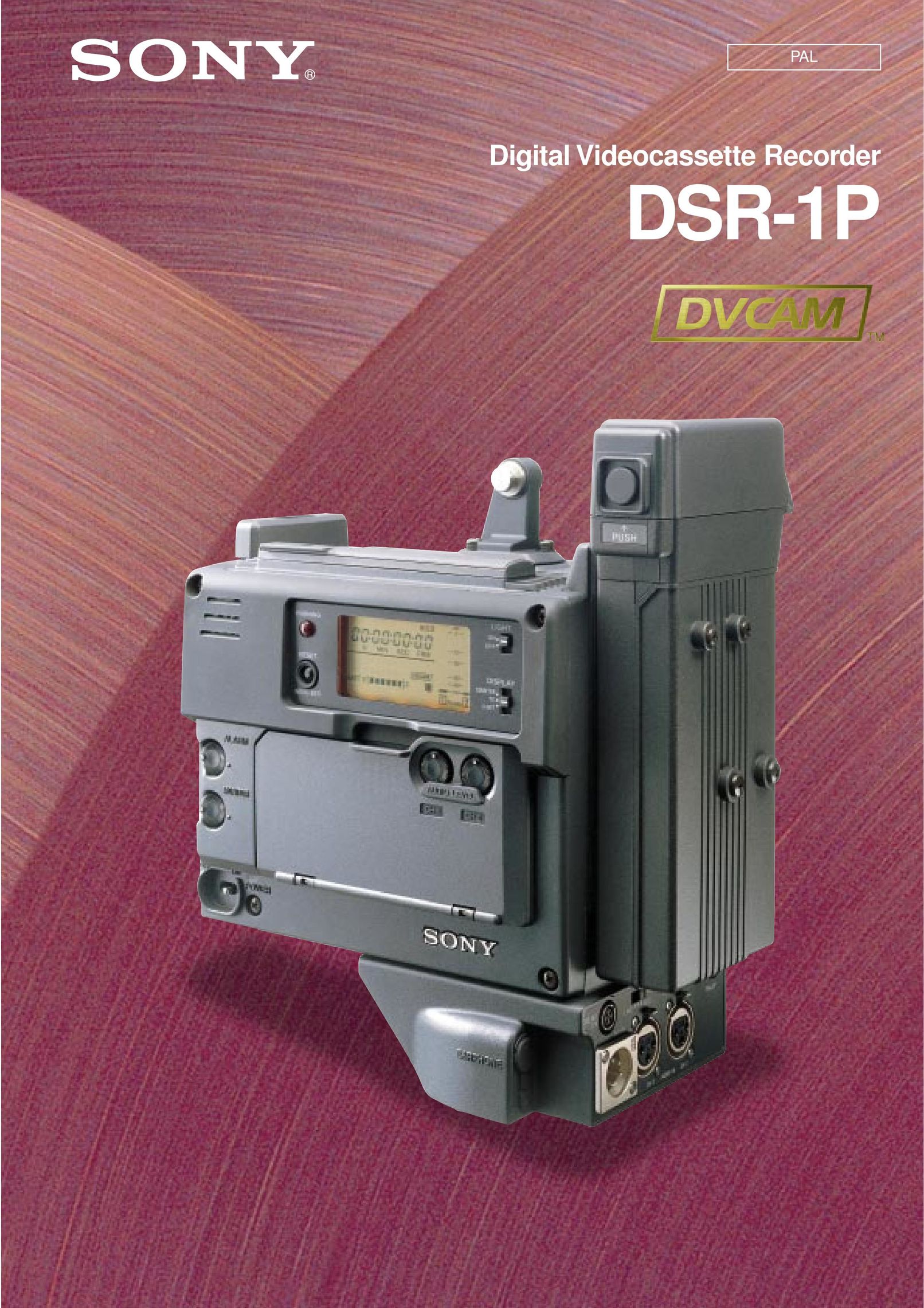 Sony DSR-1P VCR User Manual
