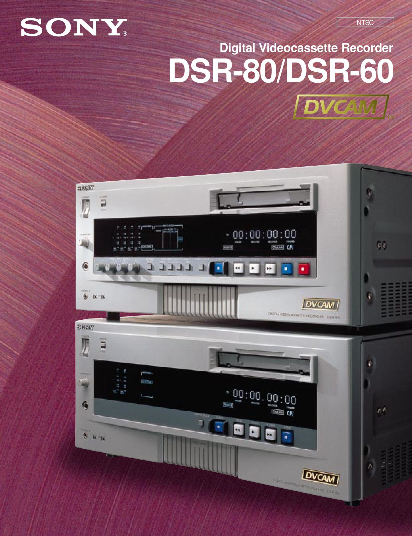 Sony DSR-80 VCR User Manual