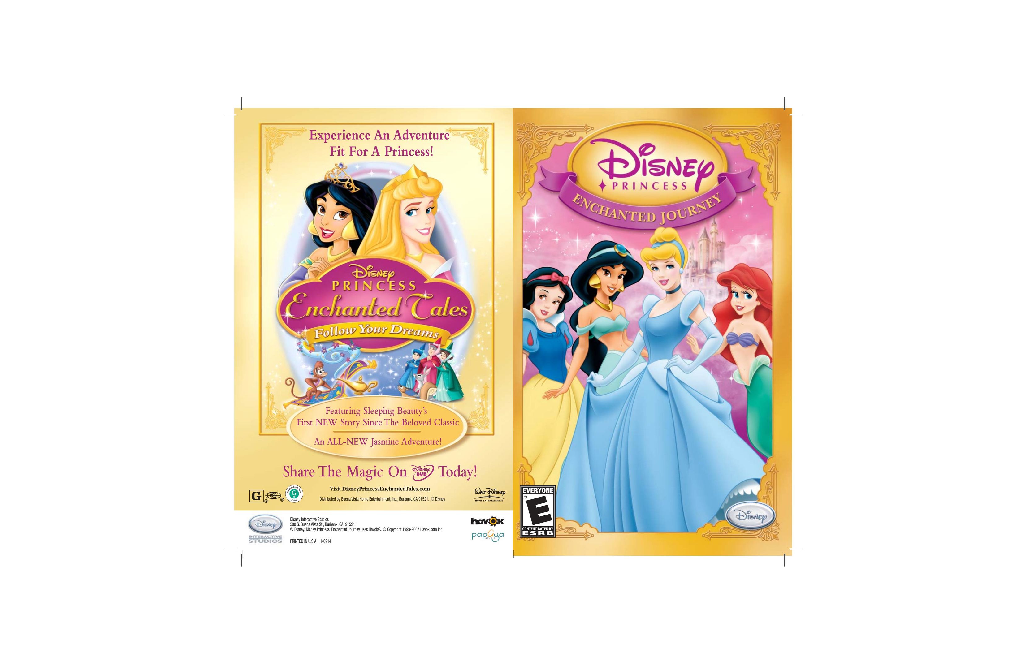 Disney Interactive Studios Disney Princess   Handheld Game System User Manual