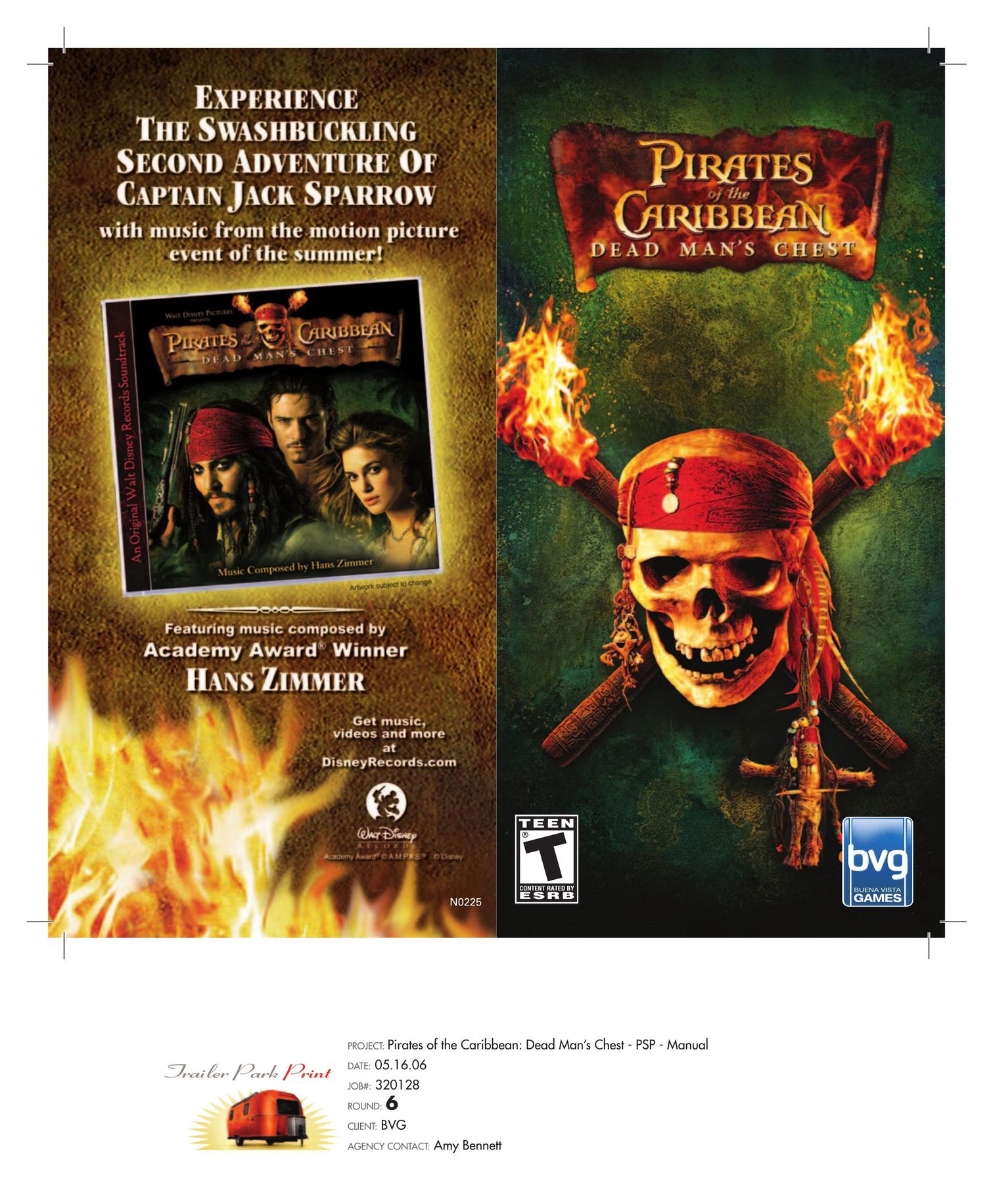 Disney Interactive Studios Pirates of the Caribbean: Dead Man's Chest Handheld Game System User Manual