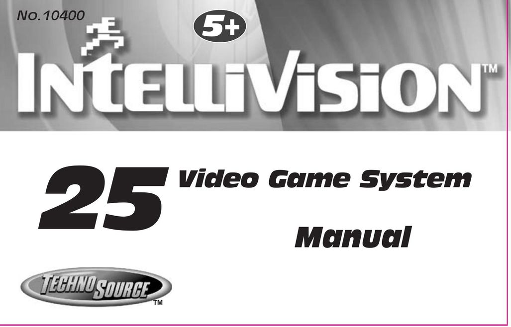 Intellivision Productions 10400 Handheld Game System User Manual