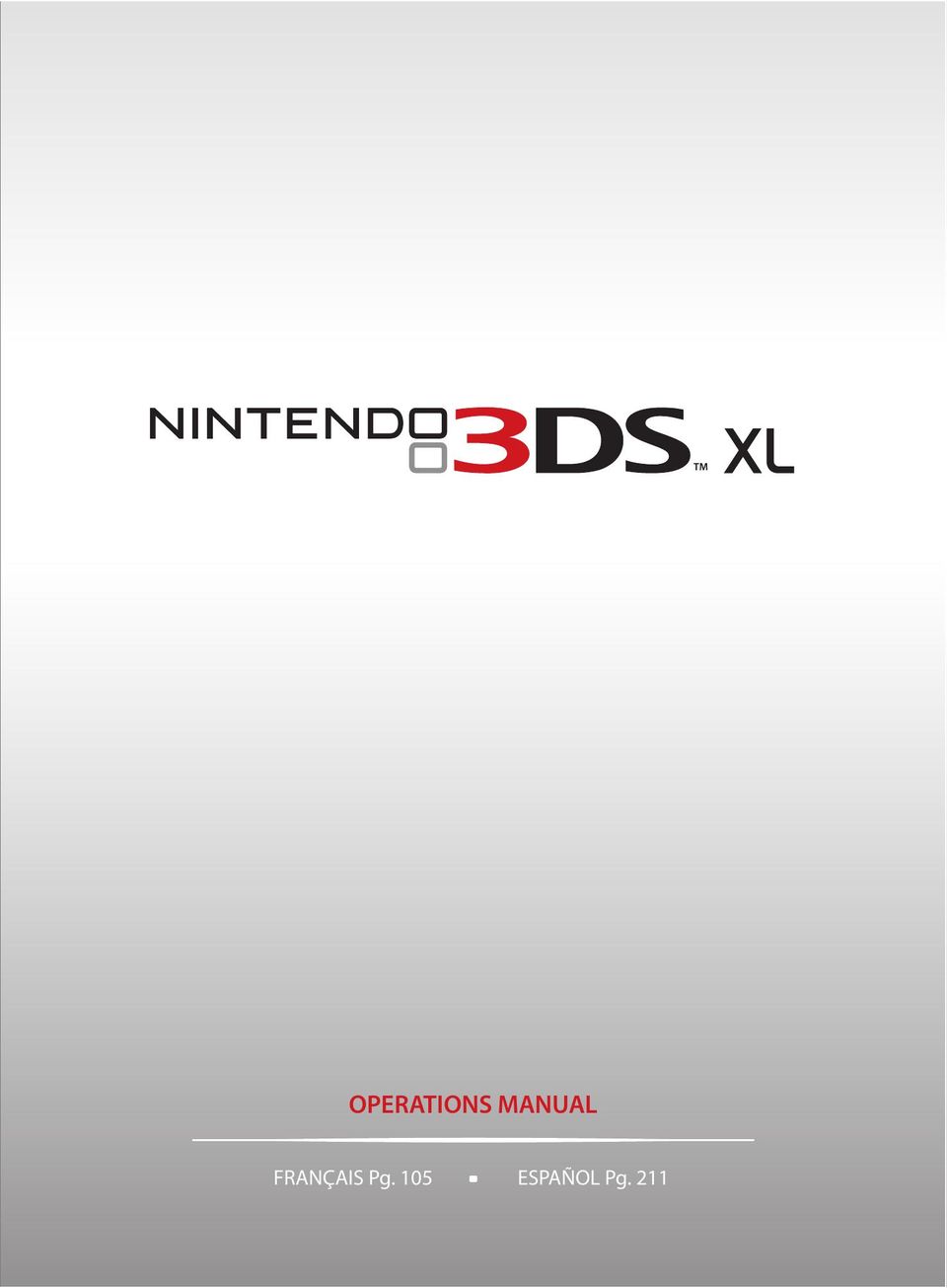 Nintendo 3DS XL Handheld Game System User Manual