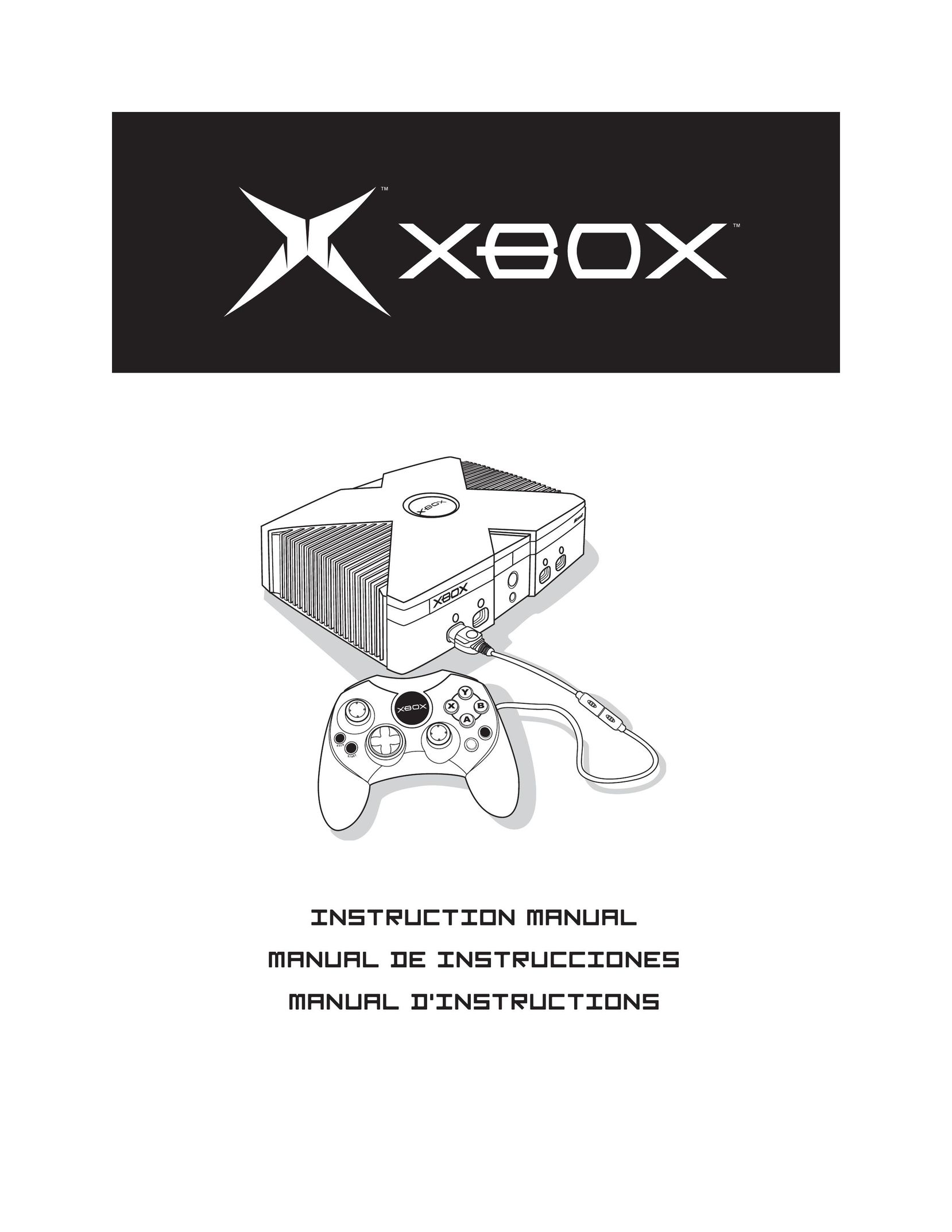 Microsoft XBOX Video Game Console User Manual