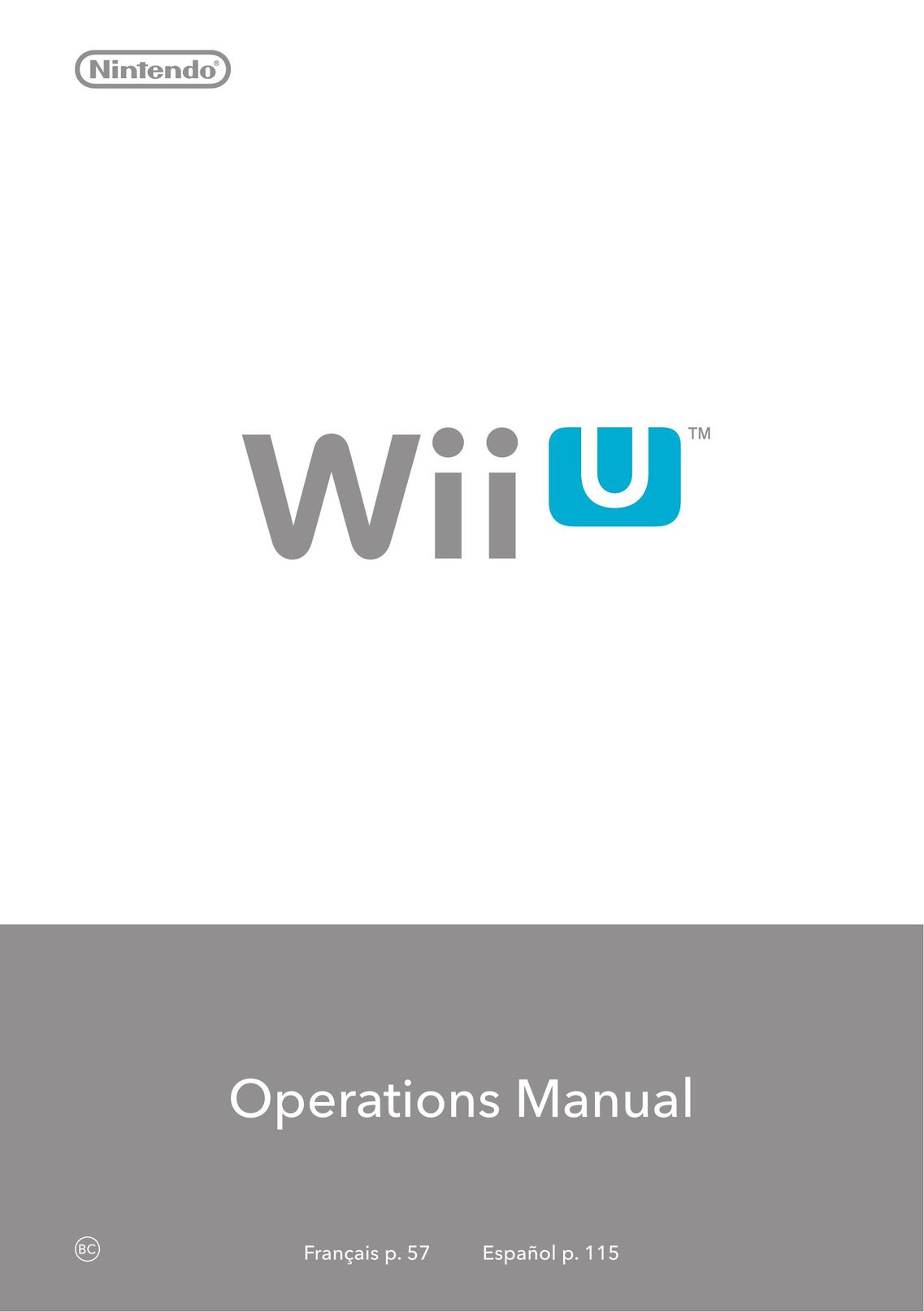 Nintendo WUPSWAAB Video Game Console User Manual