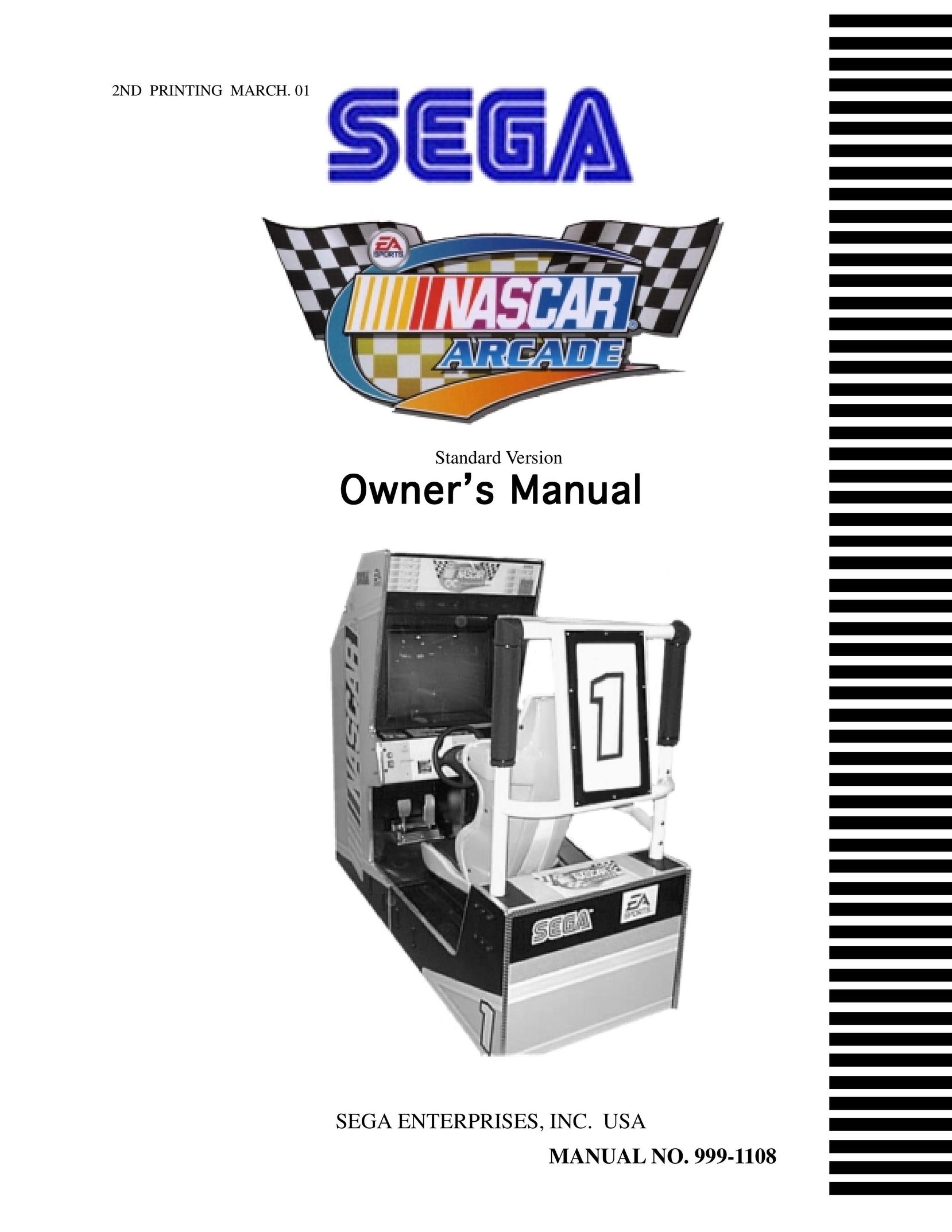 Sega 999-1108 Video Game Console User Manual