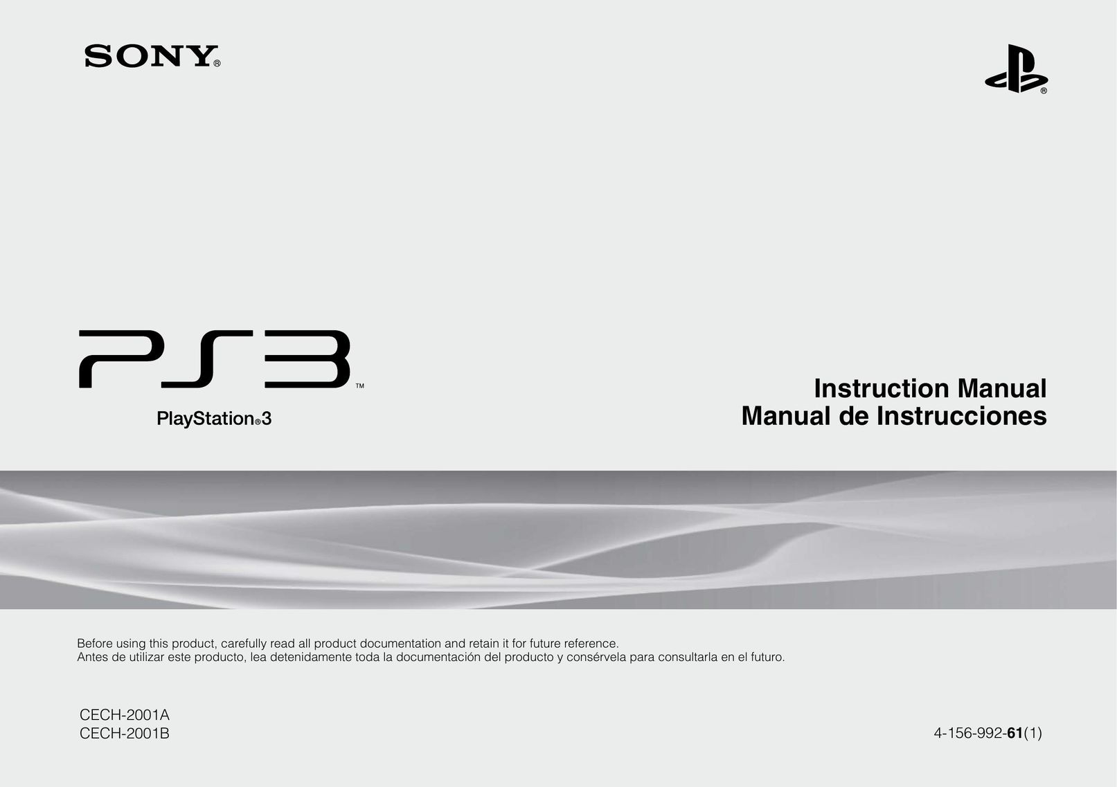 Sony 4-156-992-61(1) Video Game Console User Manual