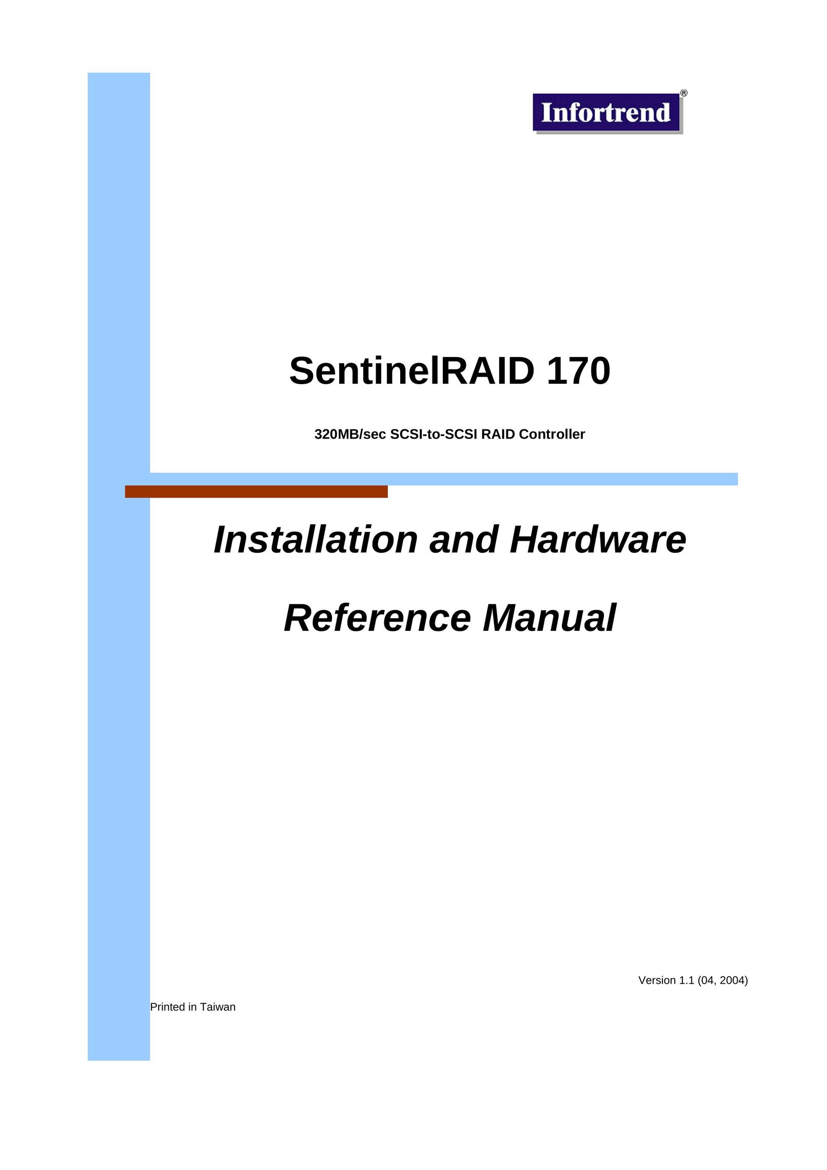 Infortrend SentinelRAID 170 320ML/sec SCSI-to-SCSI RAID Controller Video Game Controller User Manual