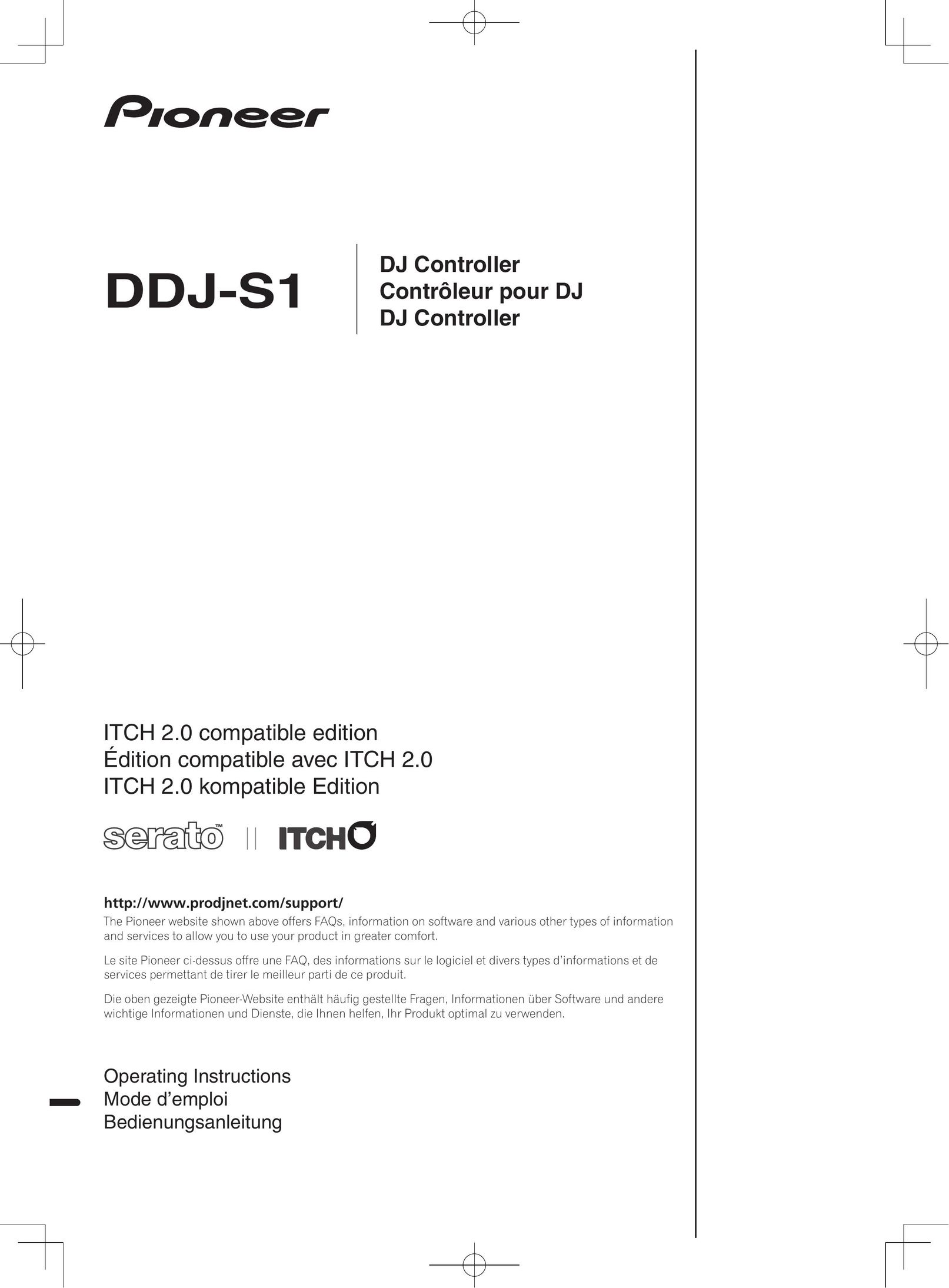 Pioneer DDJ-S1 Video Game Controller User Manual