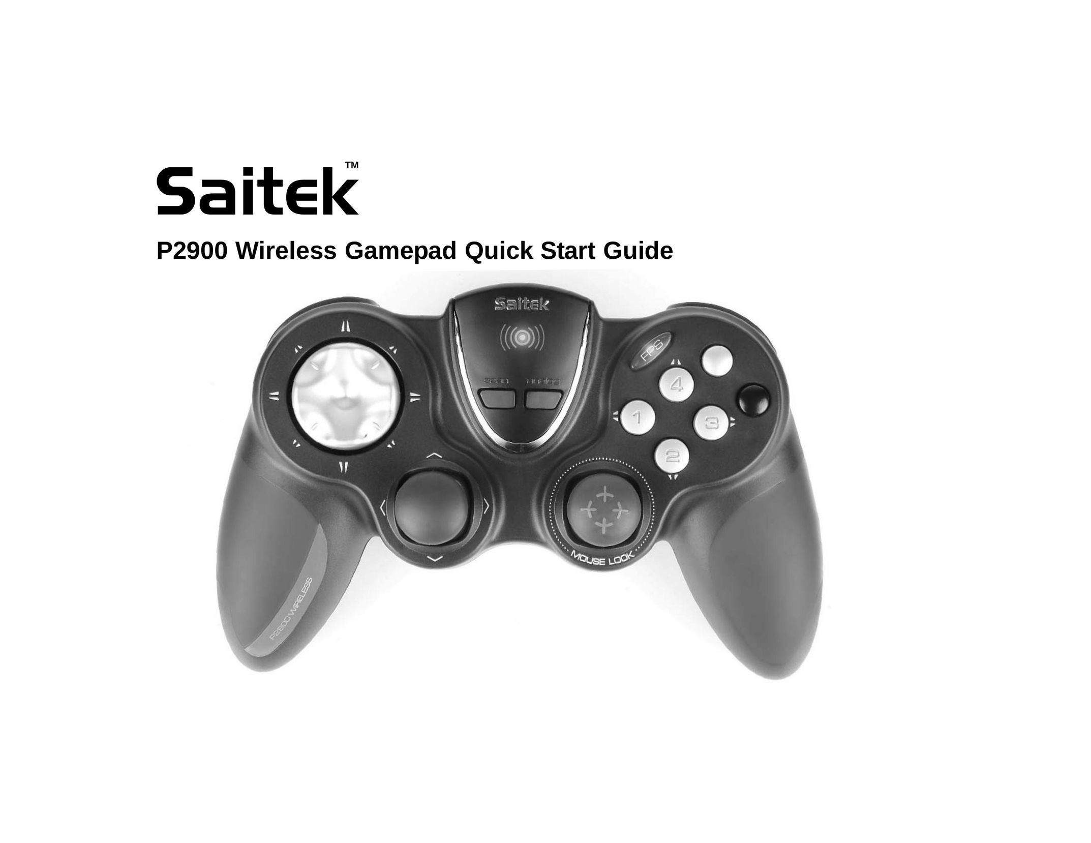 Saitek P2900 Video Game Controller User Manual