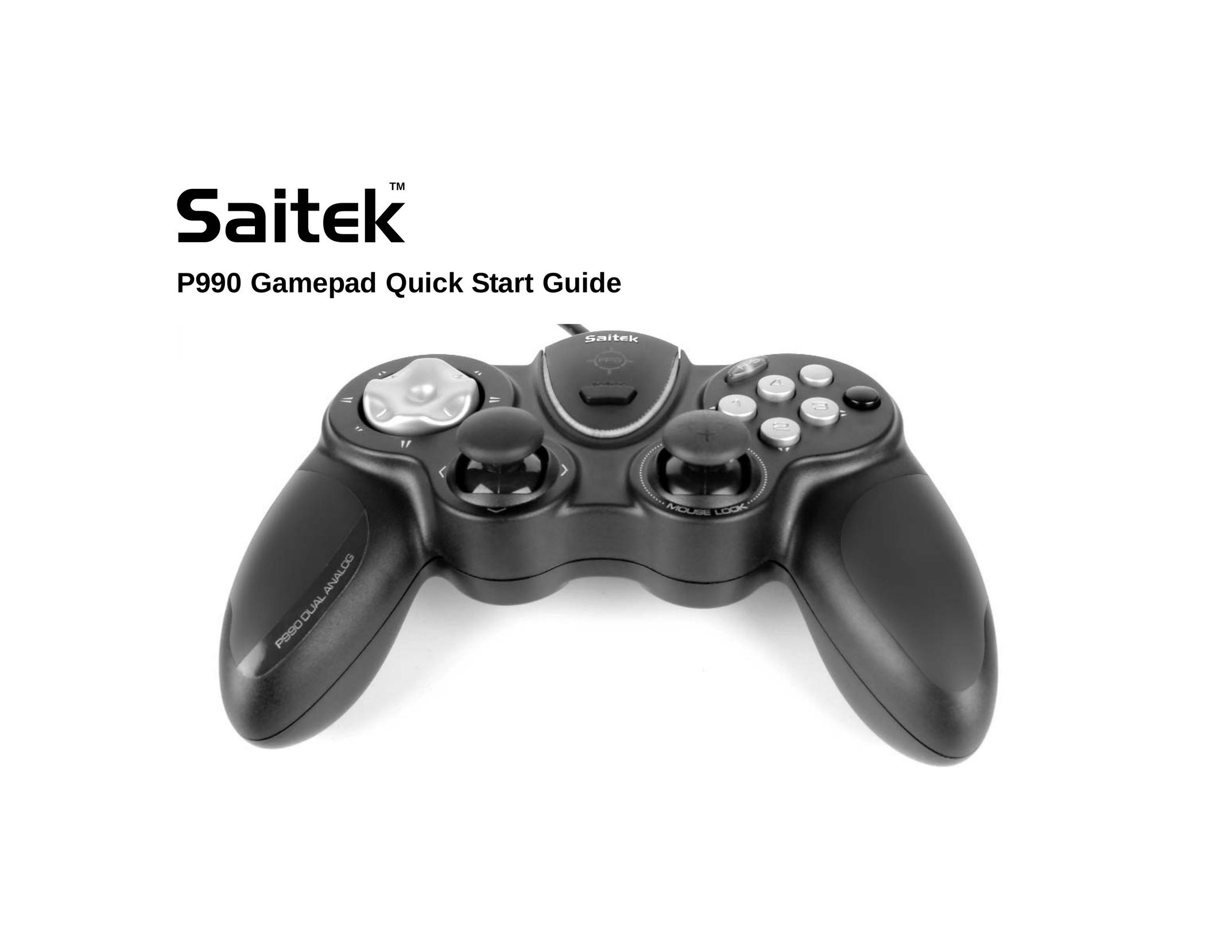 Saitek P990 Video Game Controller User Manual