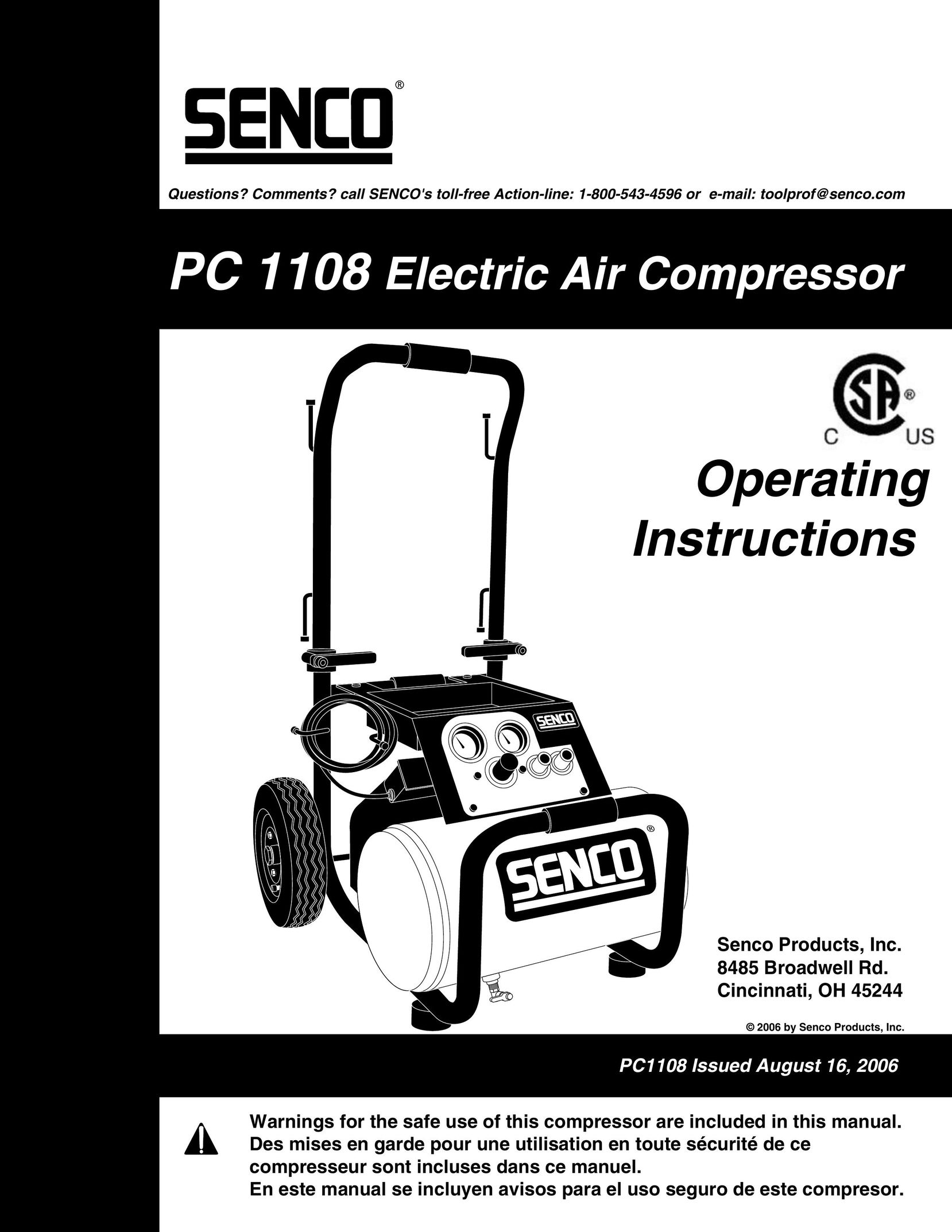 Senco PC1108 Video Game Controller User Manual