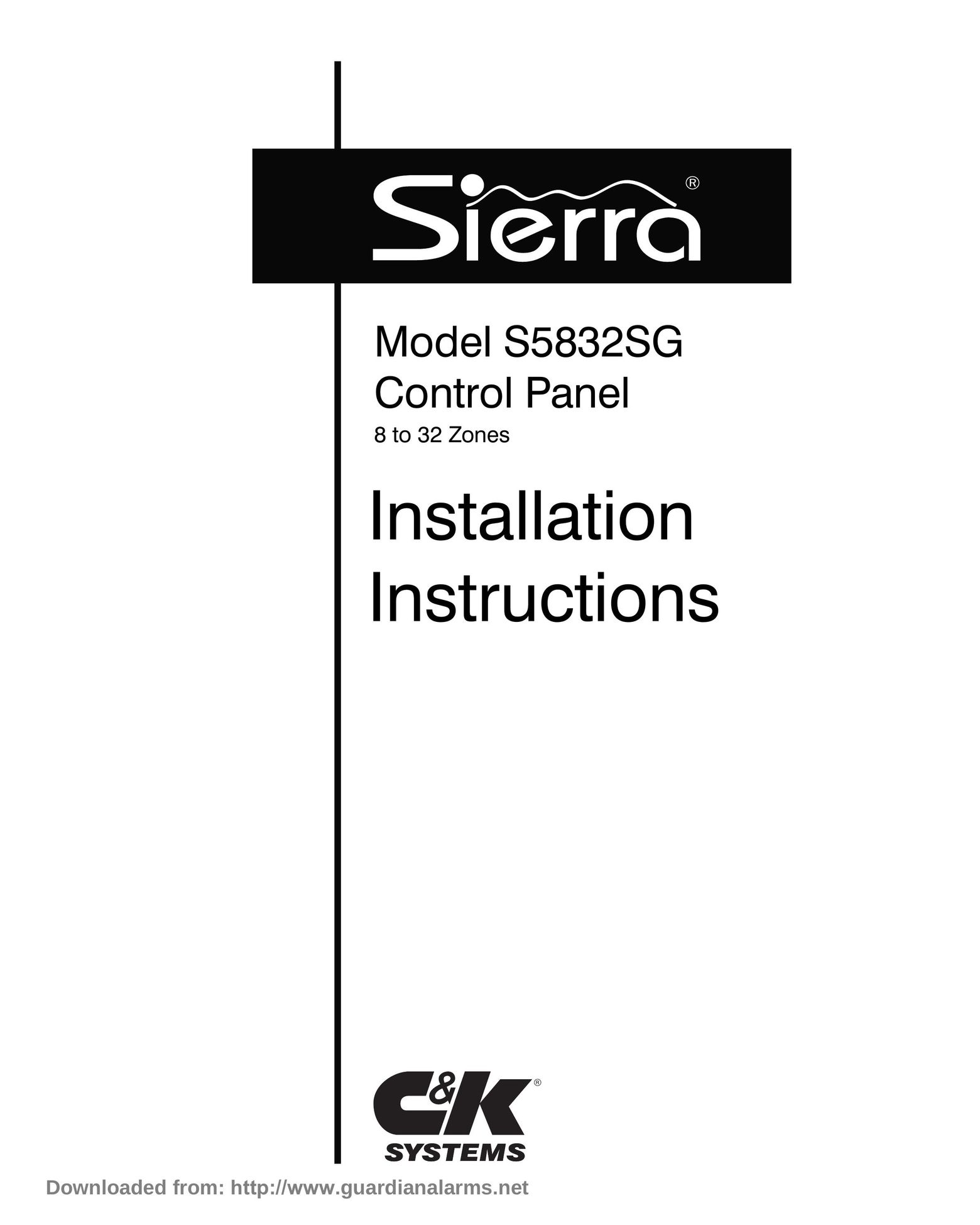 Sierra S5832SG Video Game Controller User Manual