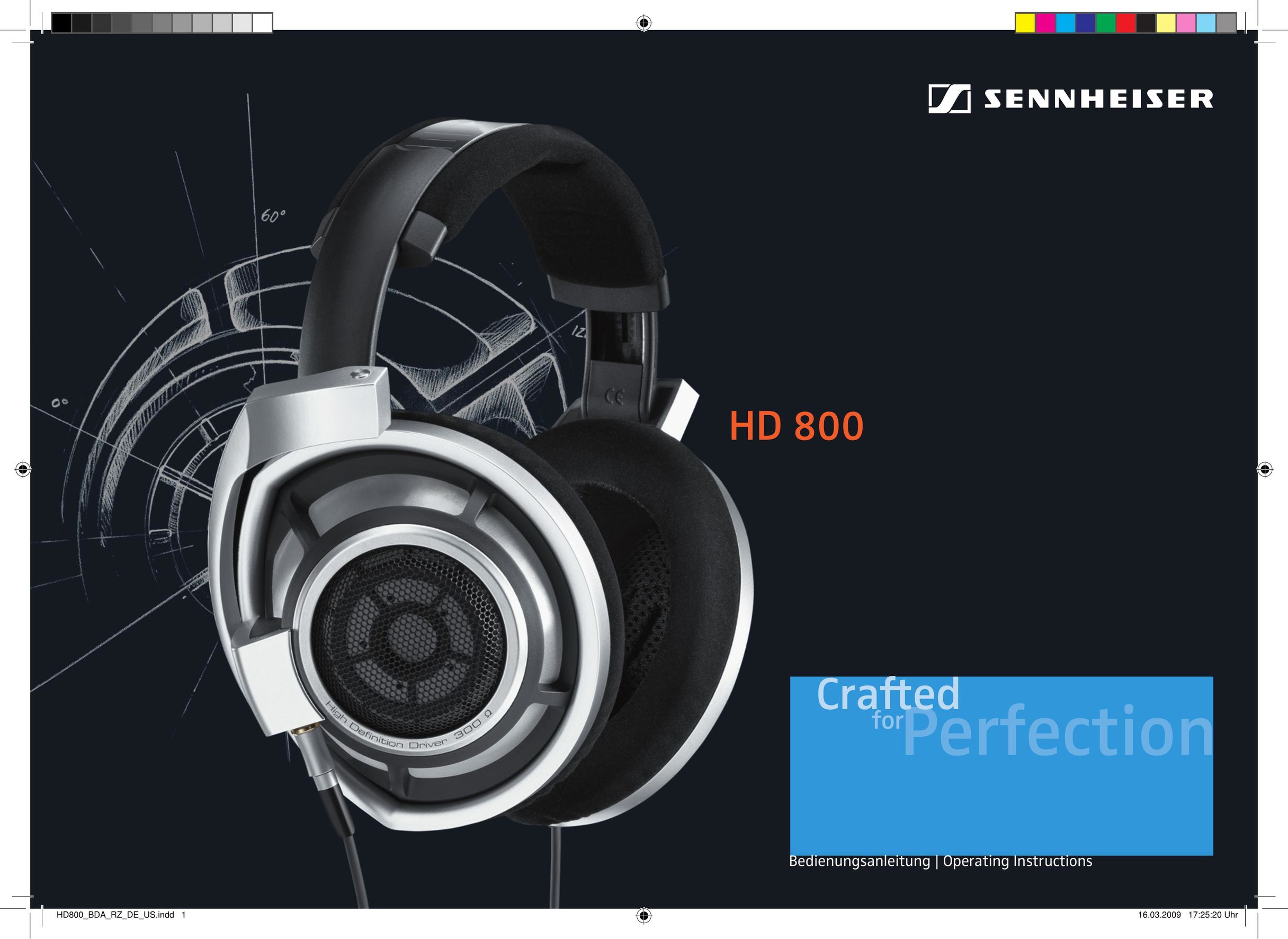 Sennheiser HD 800 Video Game Headset User Manual
