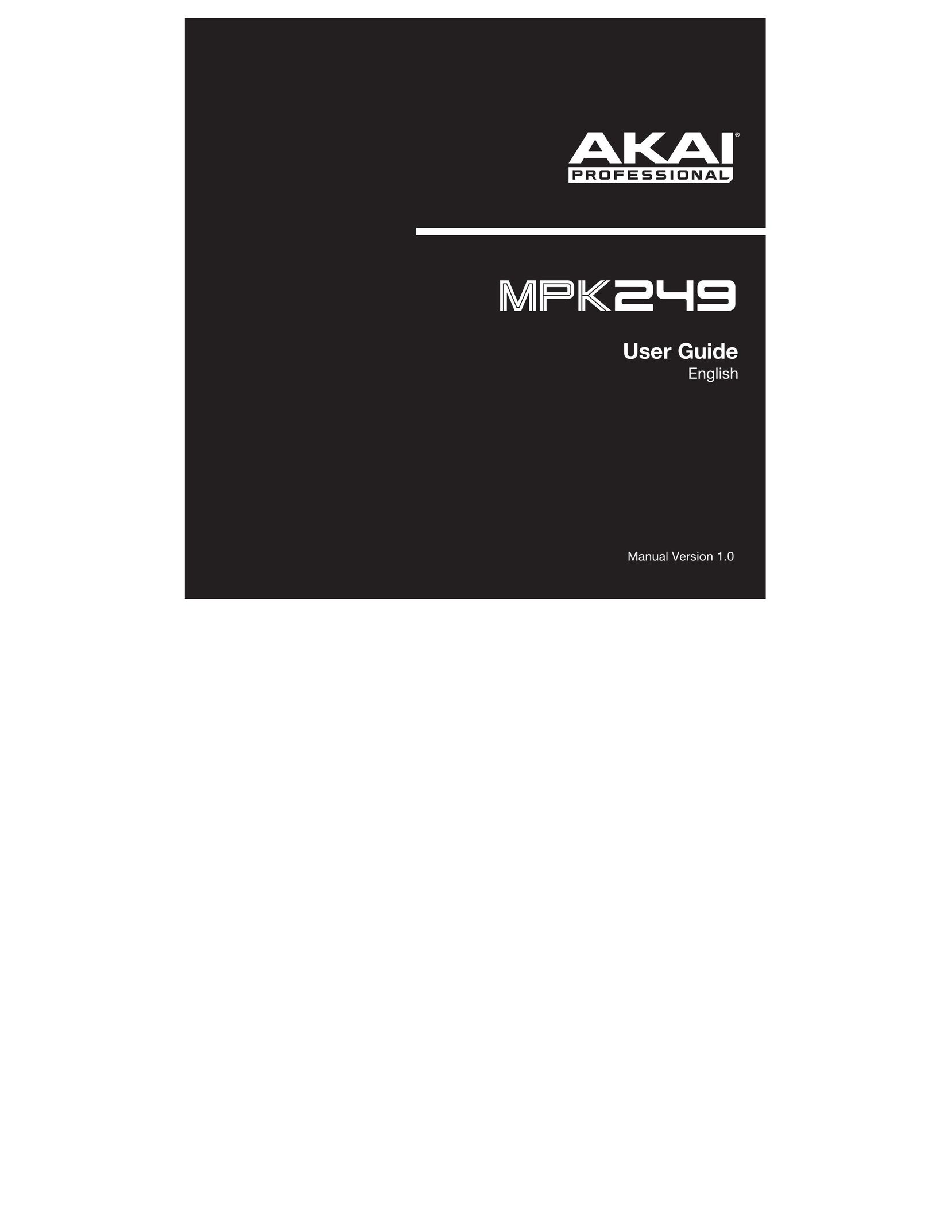 Akai MPK249 Video Game Keyboard User Manual
