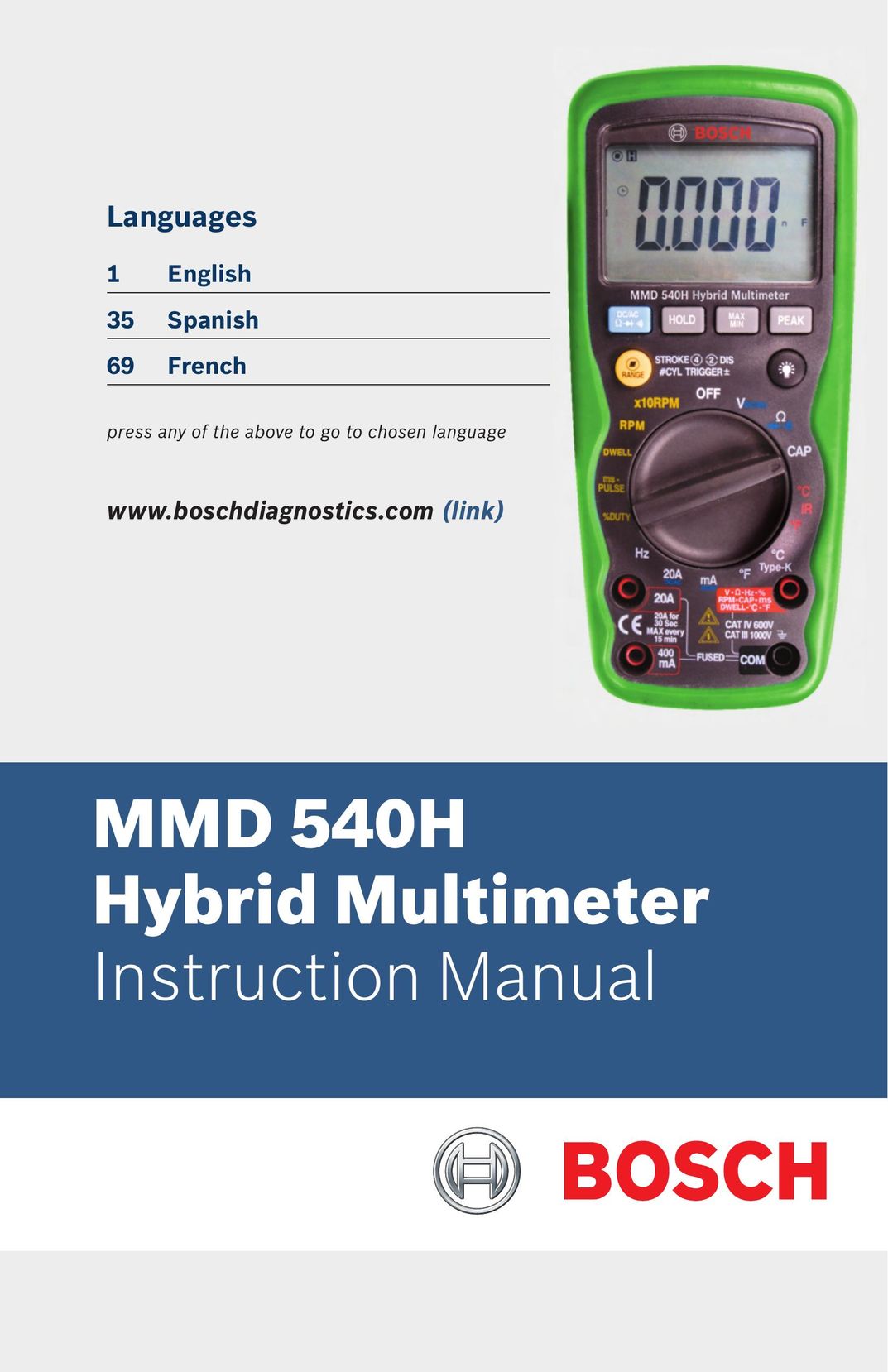 Bosch Appliances MMD 540H Video Game Keyboard User Manual