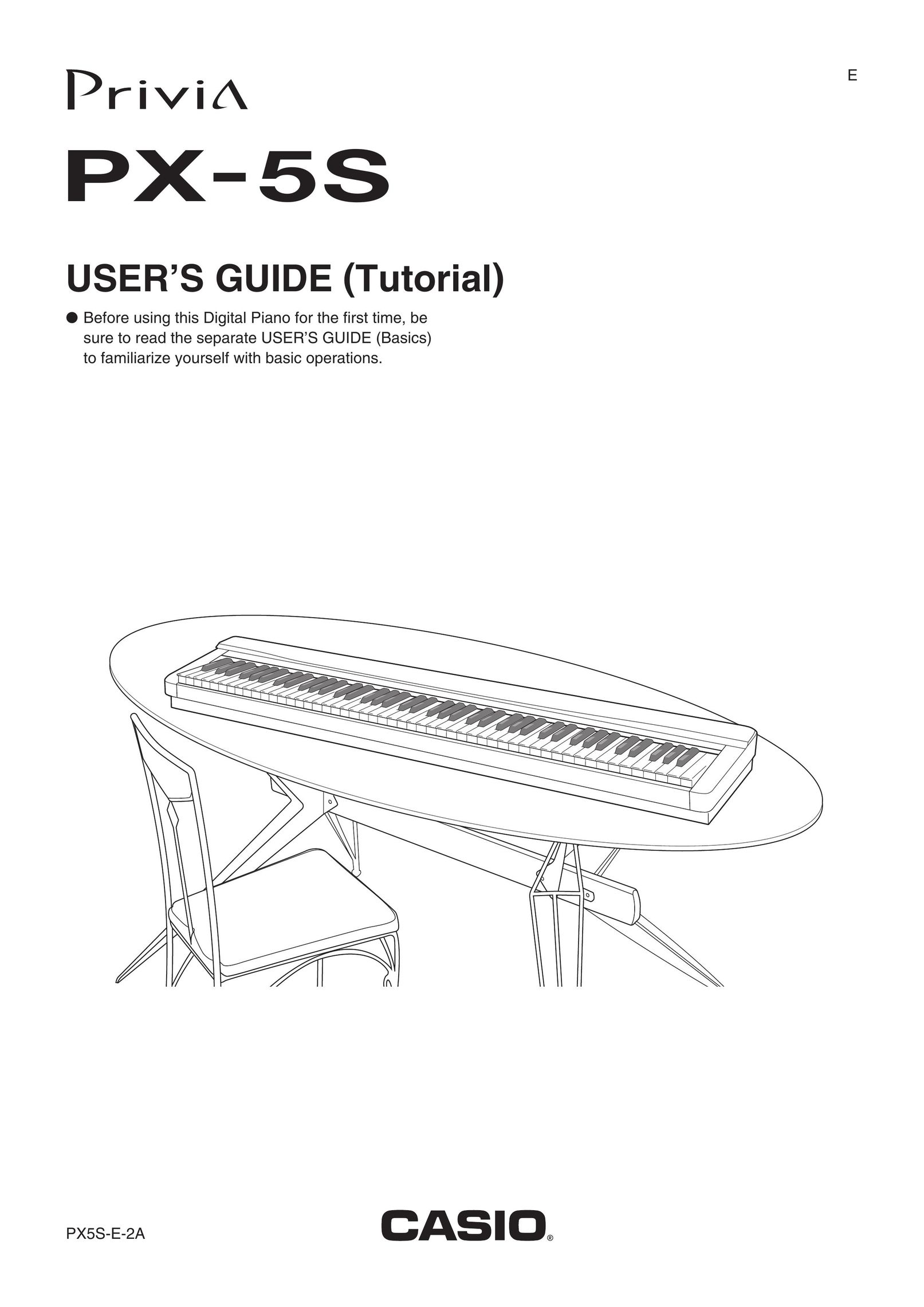 Casio PX-5S Video Game Keyboard User Manual