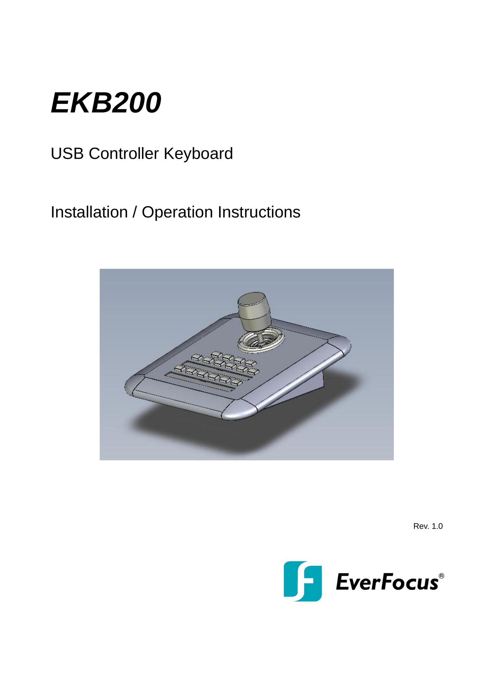 EverFocus EKB200 Video Game Keyboard User Manual