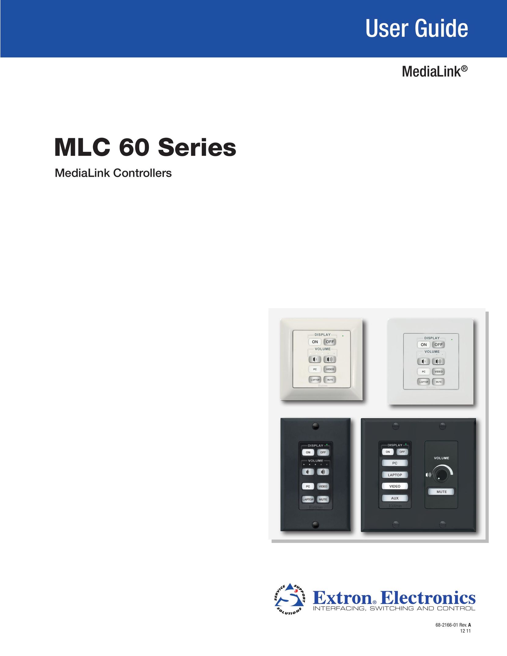 Extron electronic MLC 62 IR D Video Game Keyboard User Manual