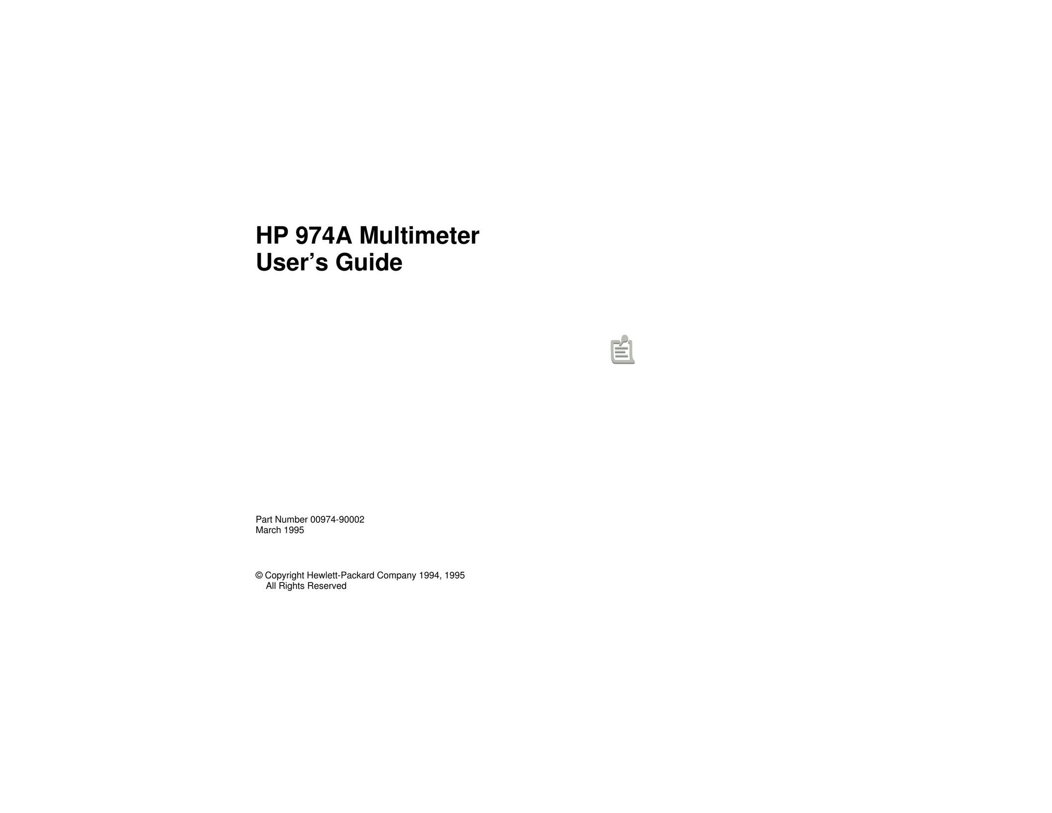 HP (Hewlett-Packard) 00974-90002 Video Game Keyboard User Manual