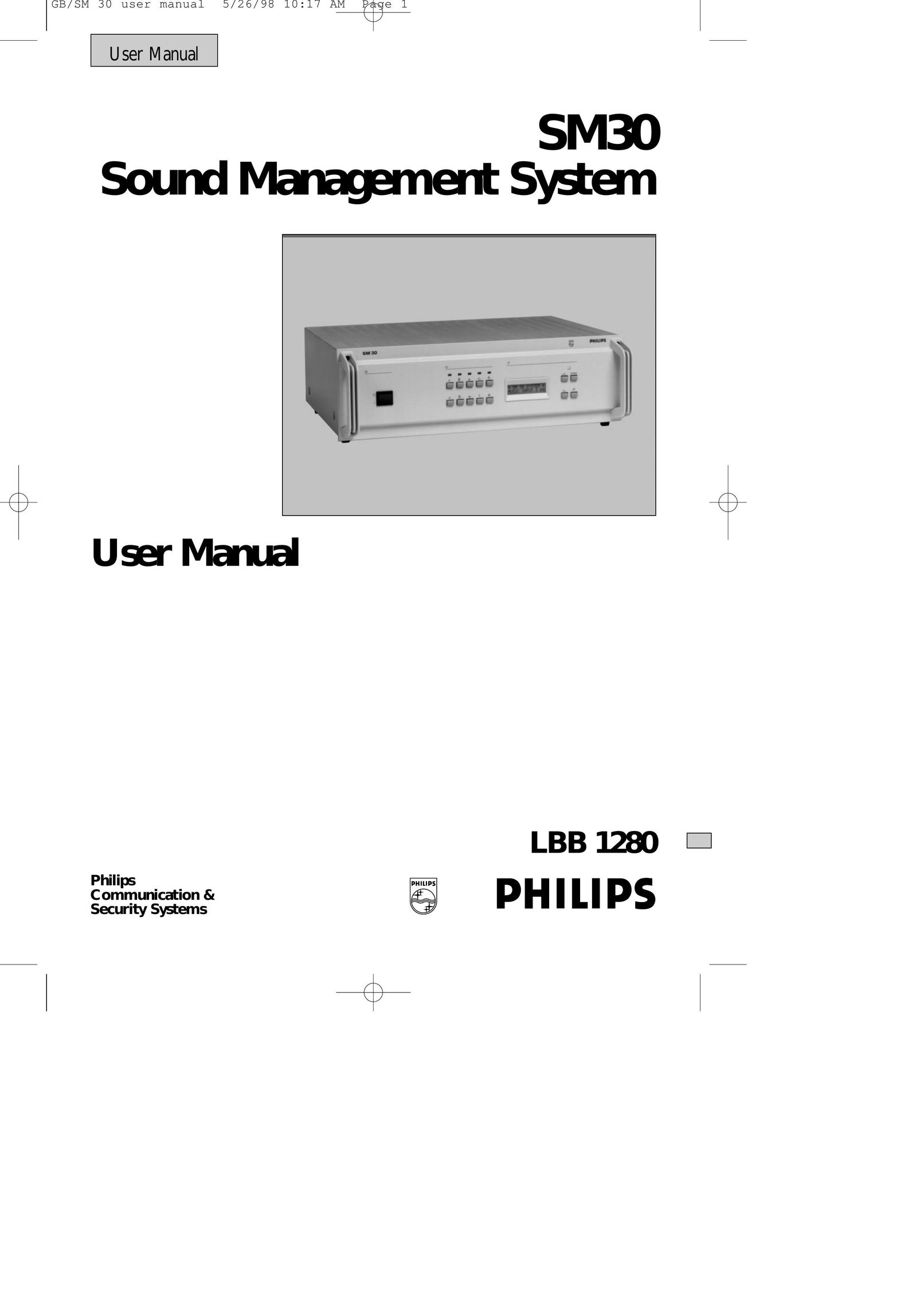 Philips SM30 Video Game Sound System User Manual
