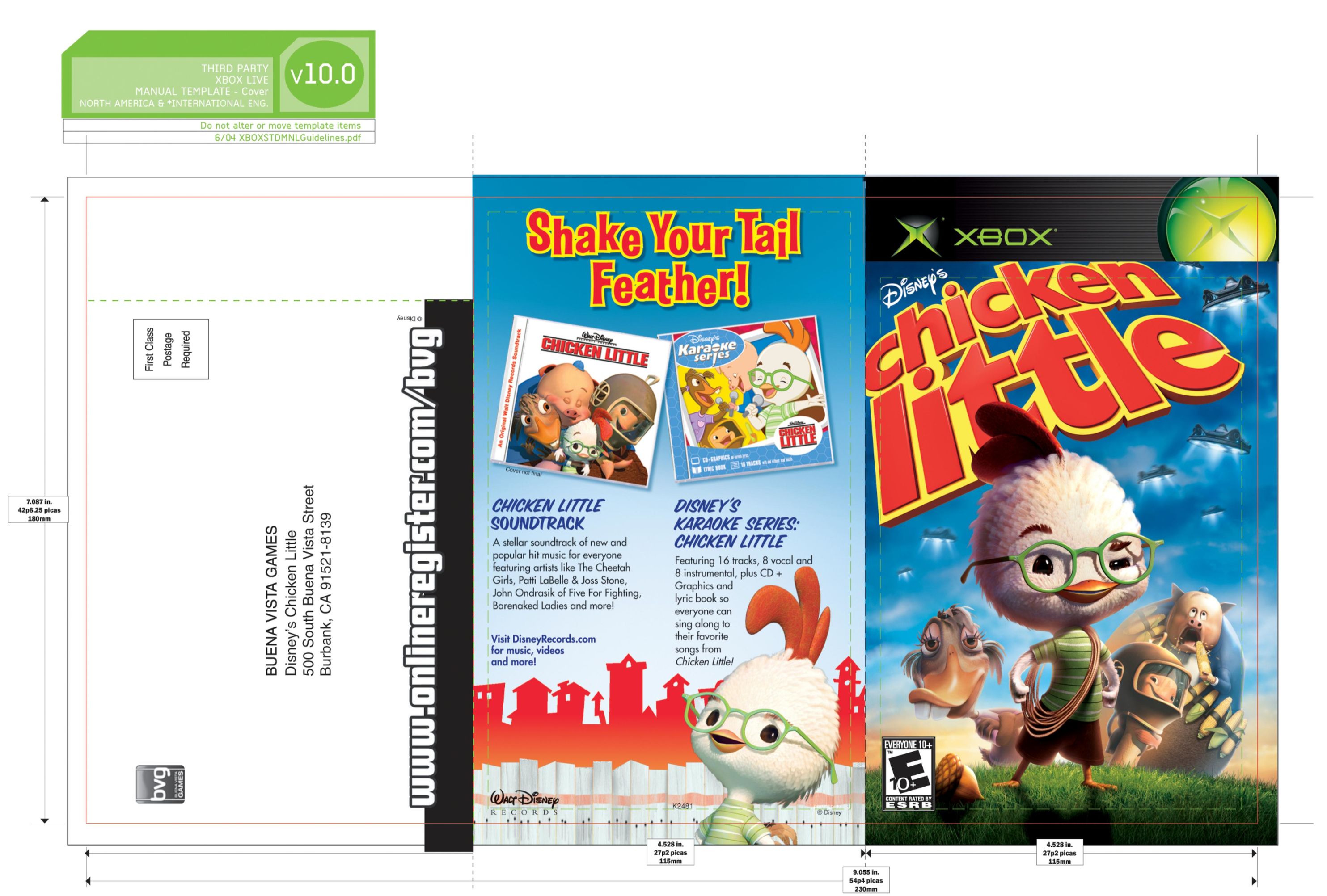 Disney Interactive Studios Chicken Little Video Games User Manual