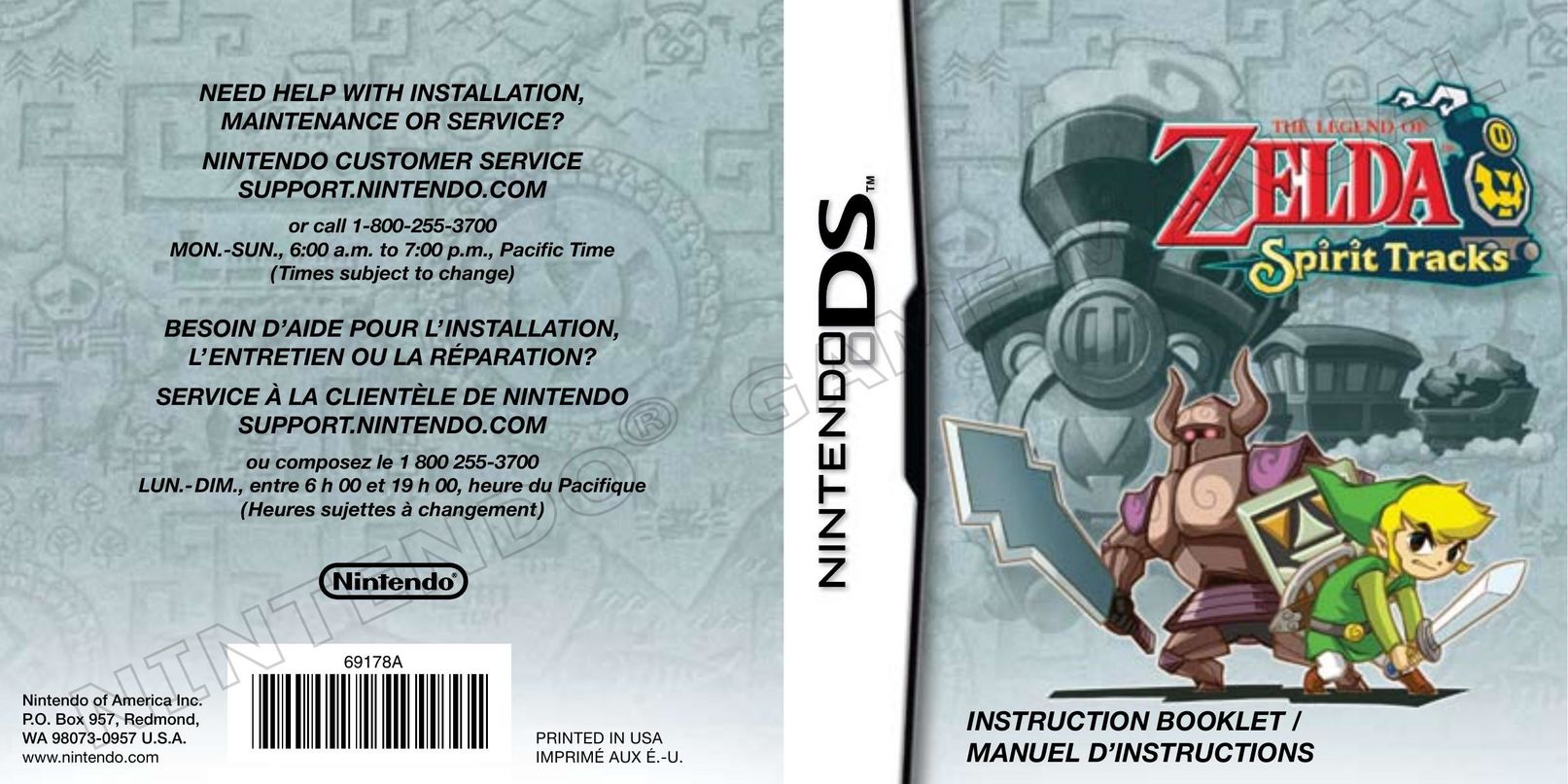 Nintendo 69178A Video Games User Manual
