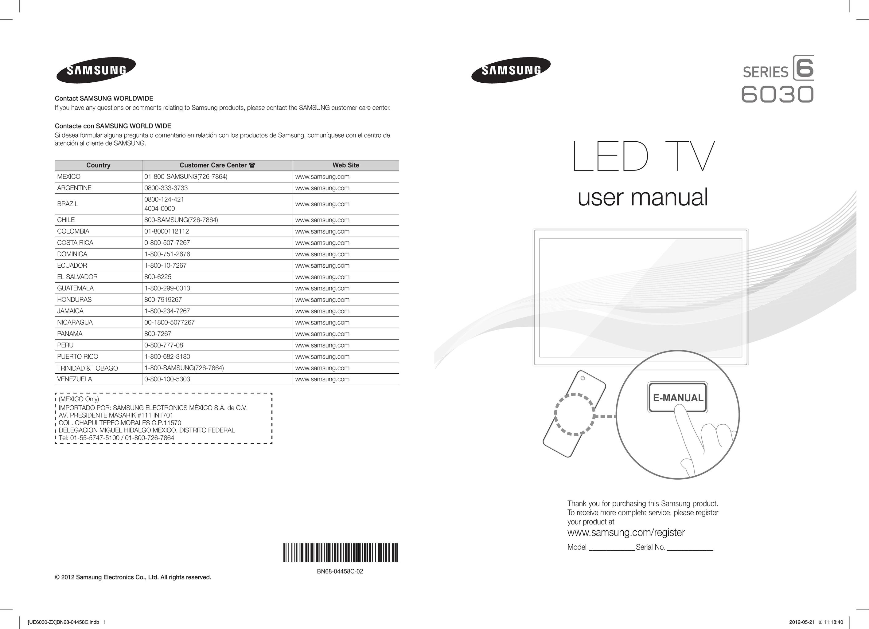 Samsung UN40EH6030 Video Games User Manual