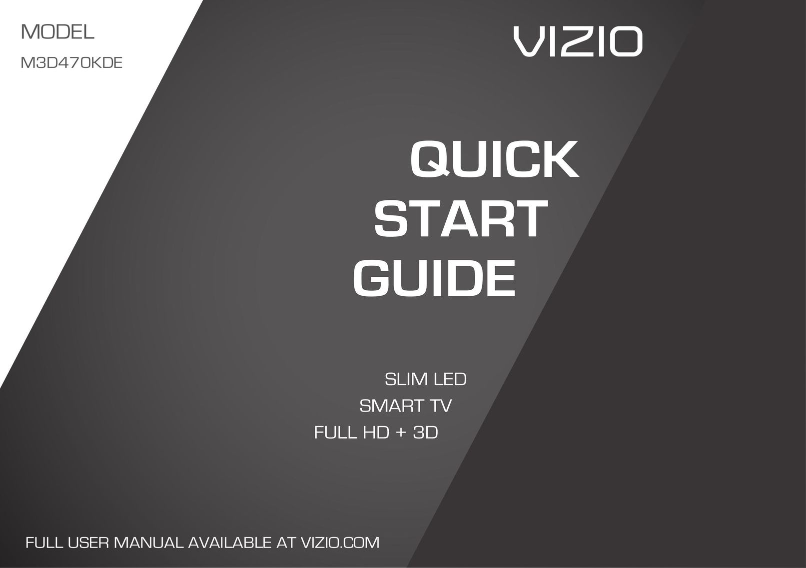 Vizio M3D470KDE Video Games User Manual