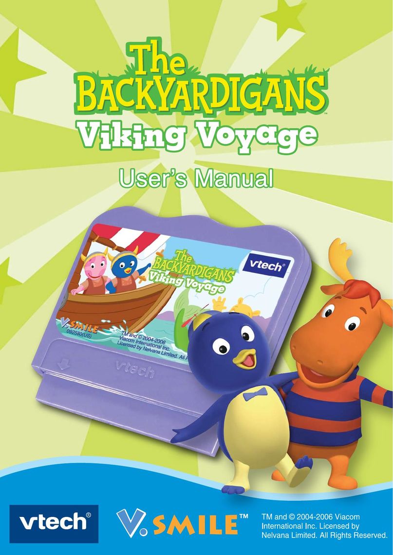 VTech The Backyardigans Viking Voyage Video Games User Manual