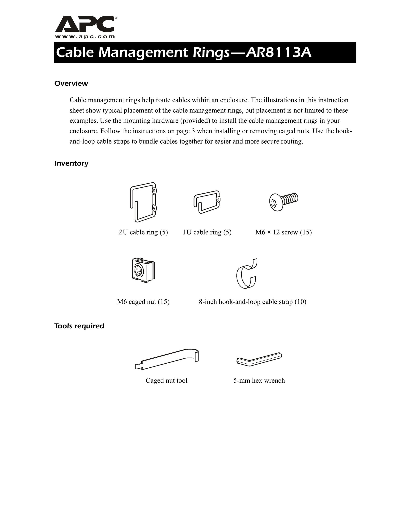 APC AR8113A Video Gaming Accessories User Manual