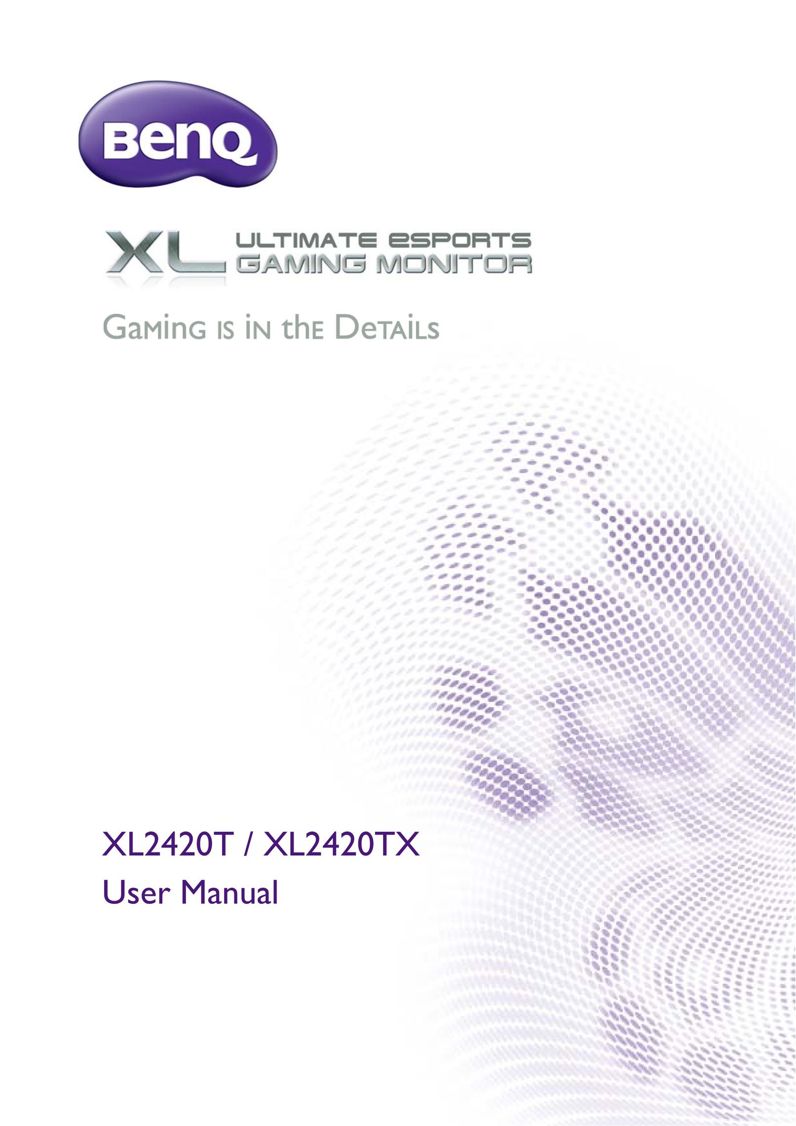 BenQ XL2420T / XL2420TX Video Gaming Accessories User Manual