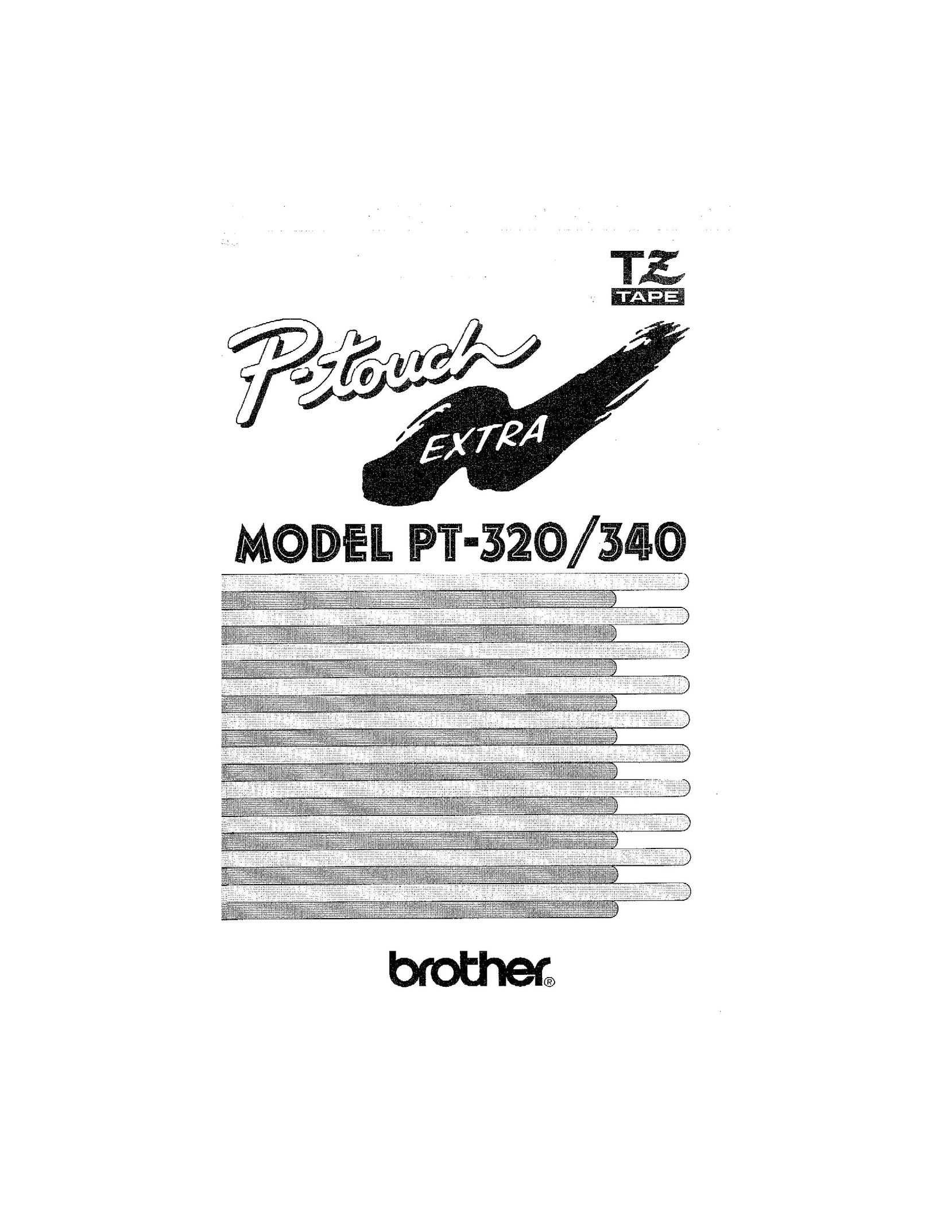Brother PT-320 Video Gaming Accessories User Manual