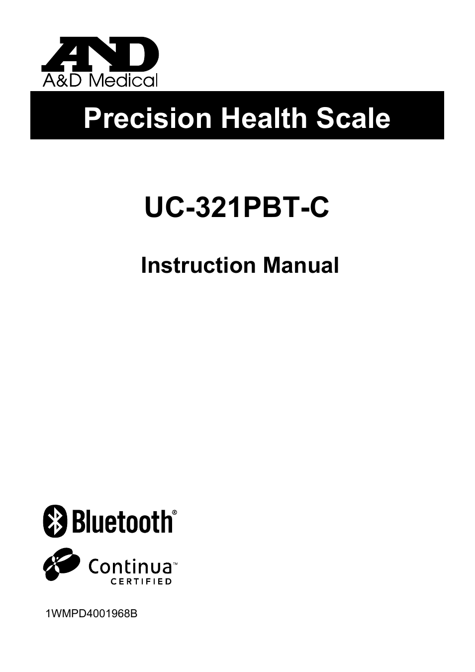 Precision Health Scale UC-321PBT-C