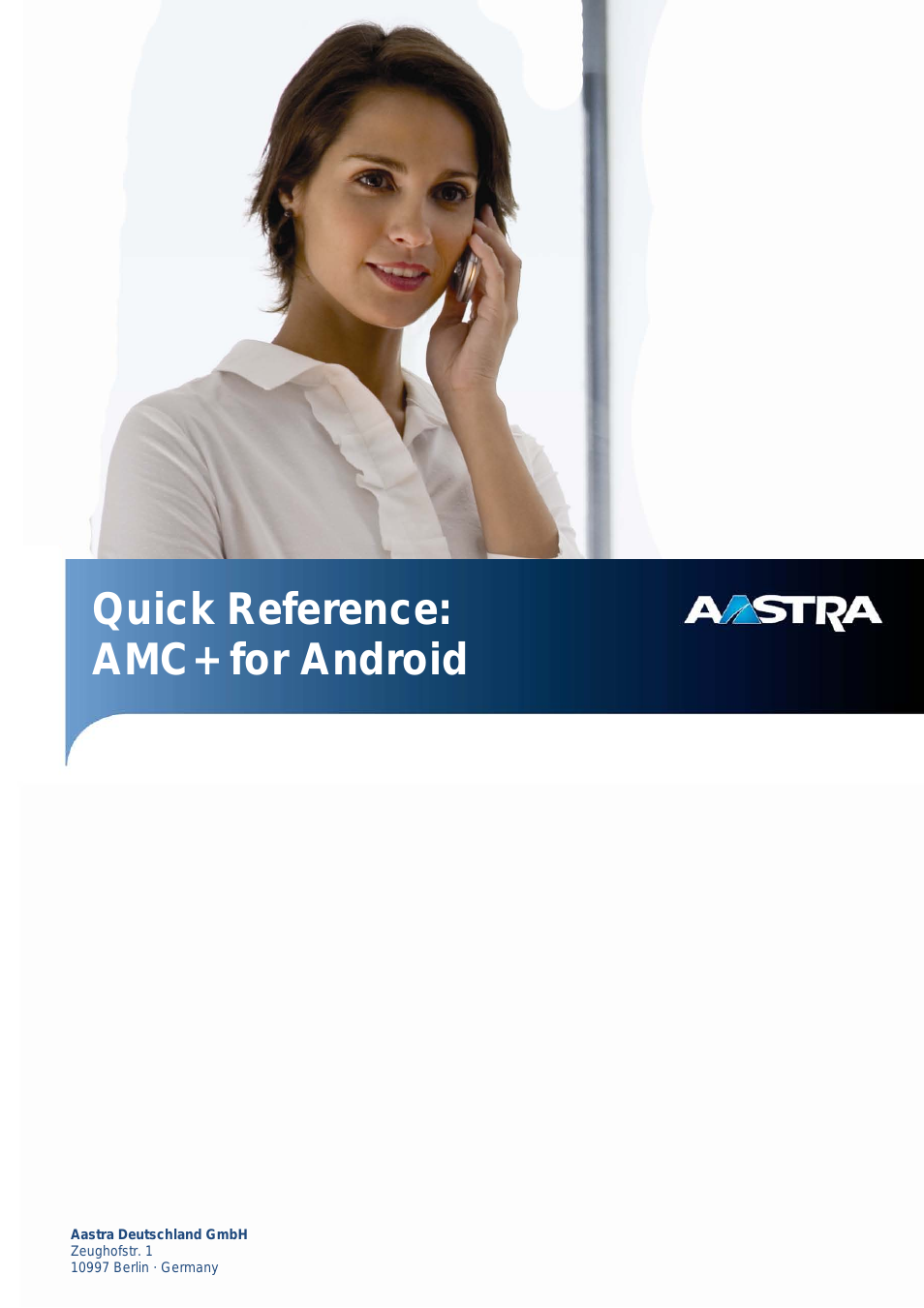 AMC+ Quick Reference Guide for Android EN
