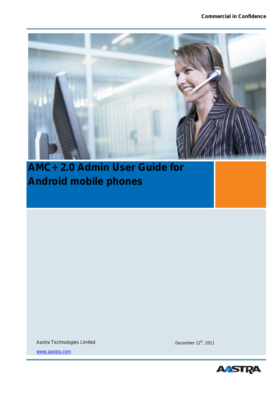 AMC+ User guide for Android EN
