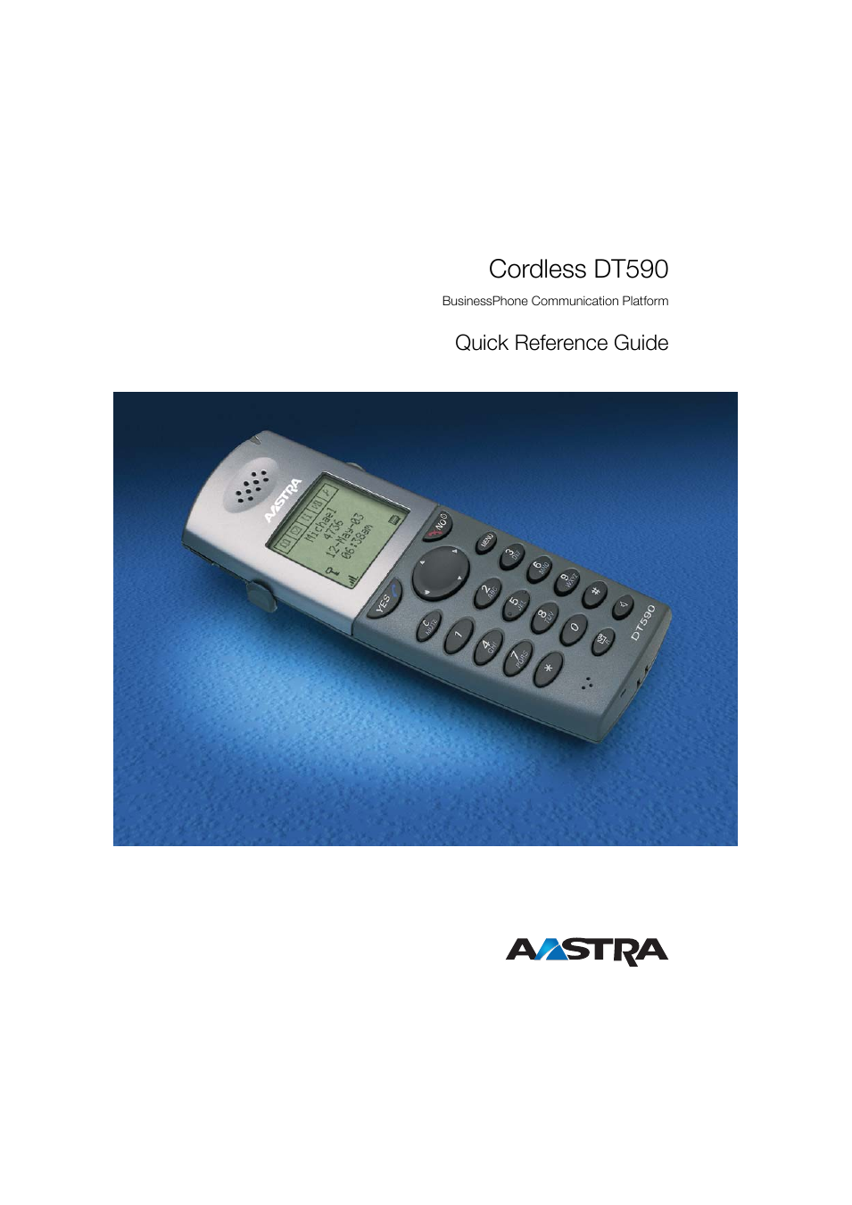 DT590 for BusinessPhone User Guide