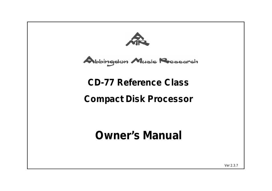 CD-77 Reference Class