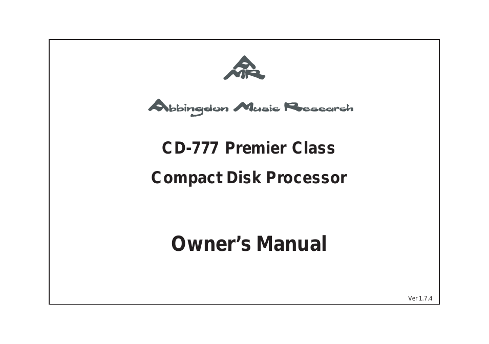 CD-777 Premier Class