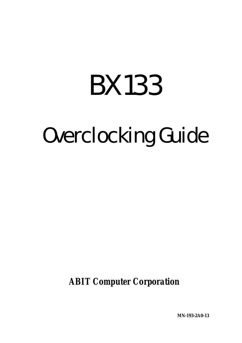 BX 133