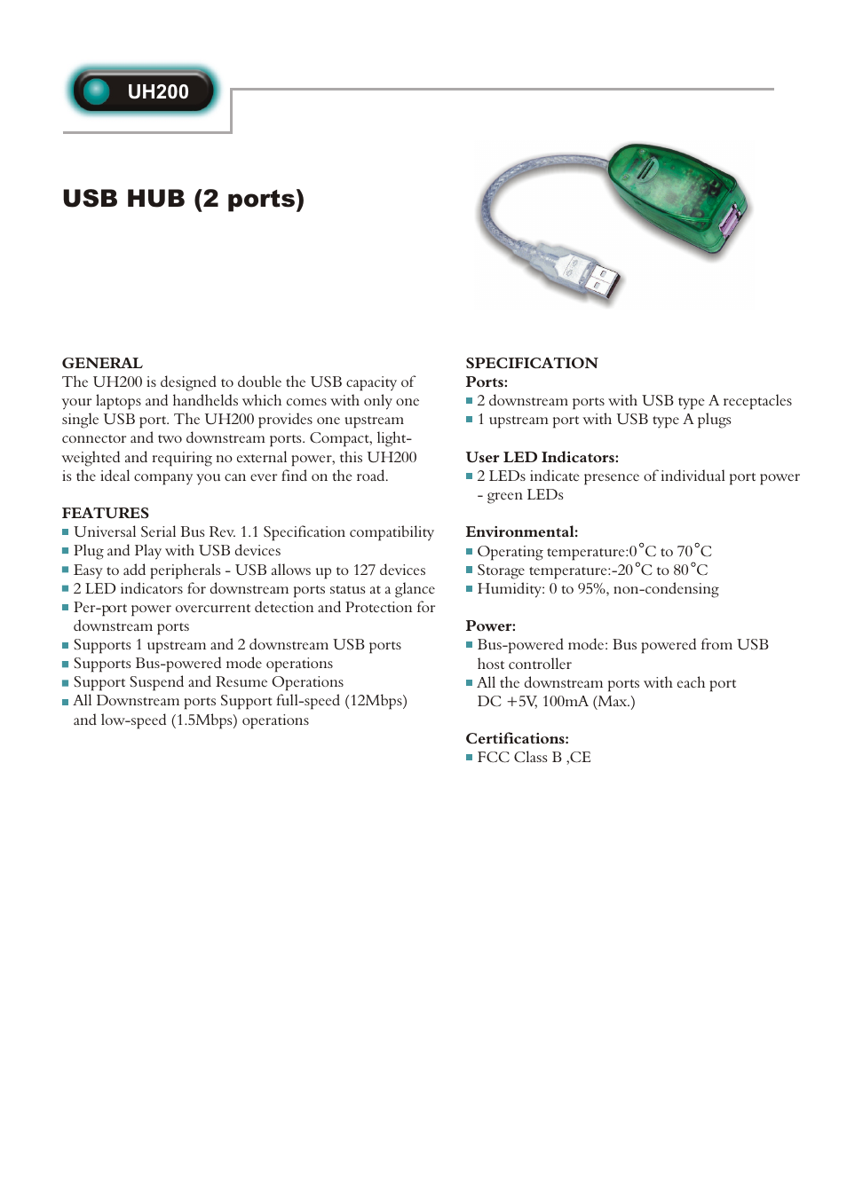 USB Hub UH200