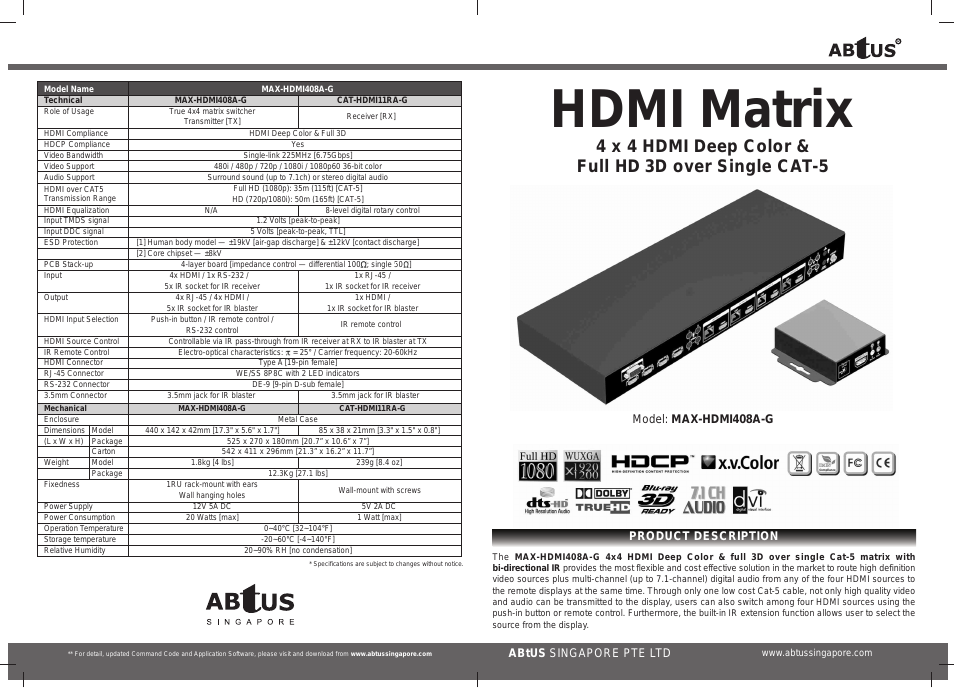 MAX-HDMI408A-G
