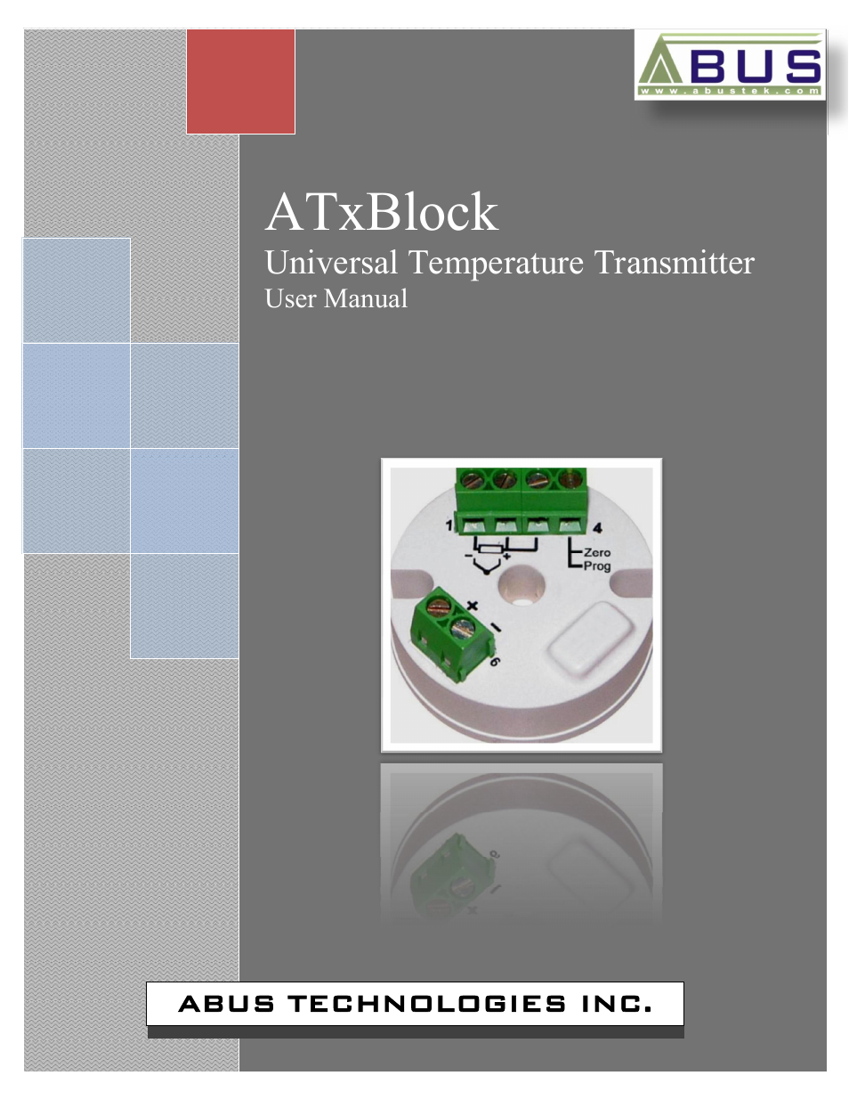 ATxRail 0~10 V Temperature Transmitter