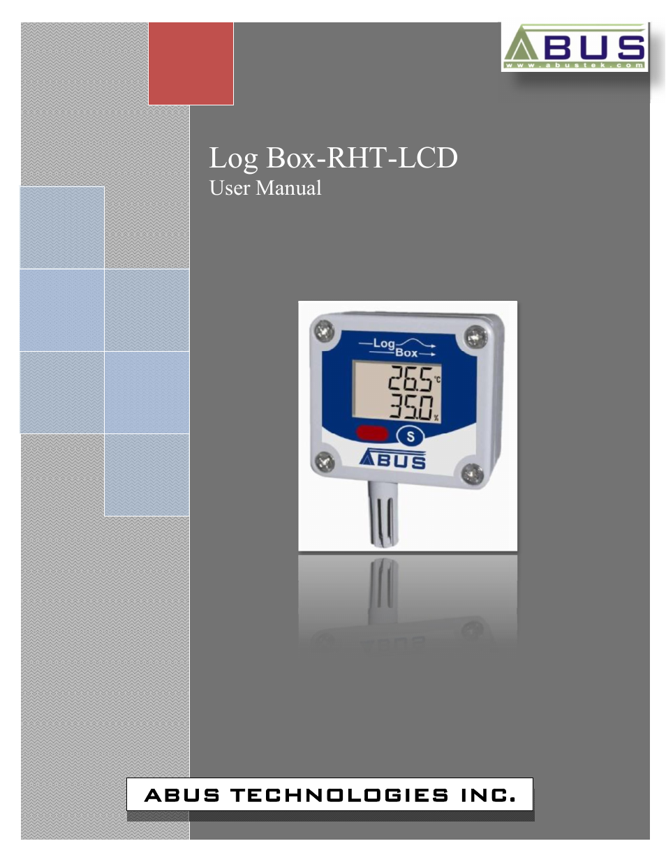 Log Box-RHT with LCD Data Logger